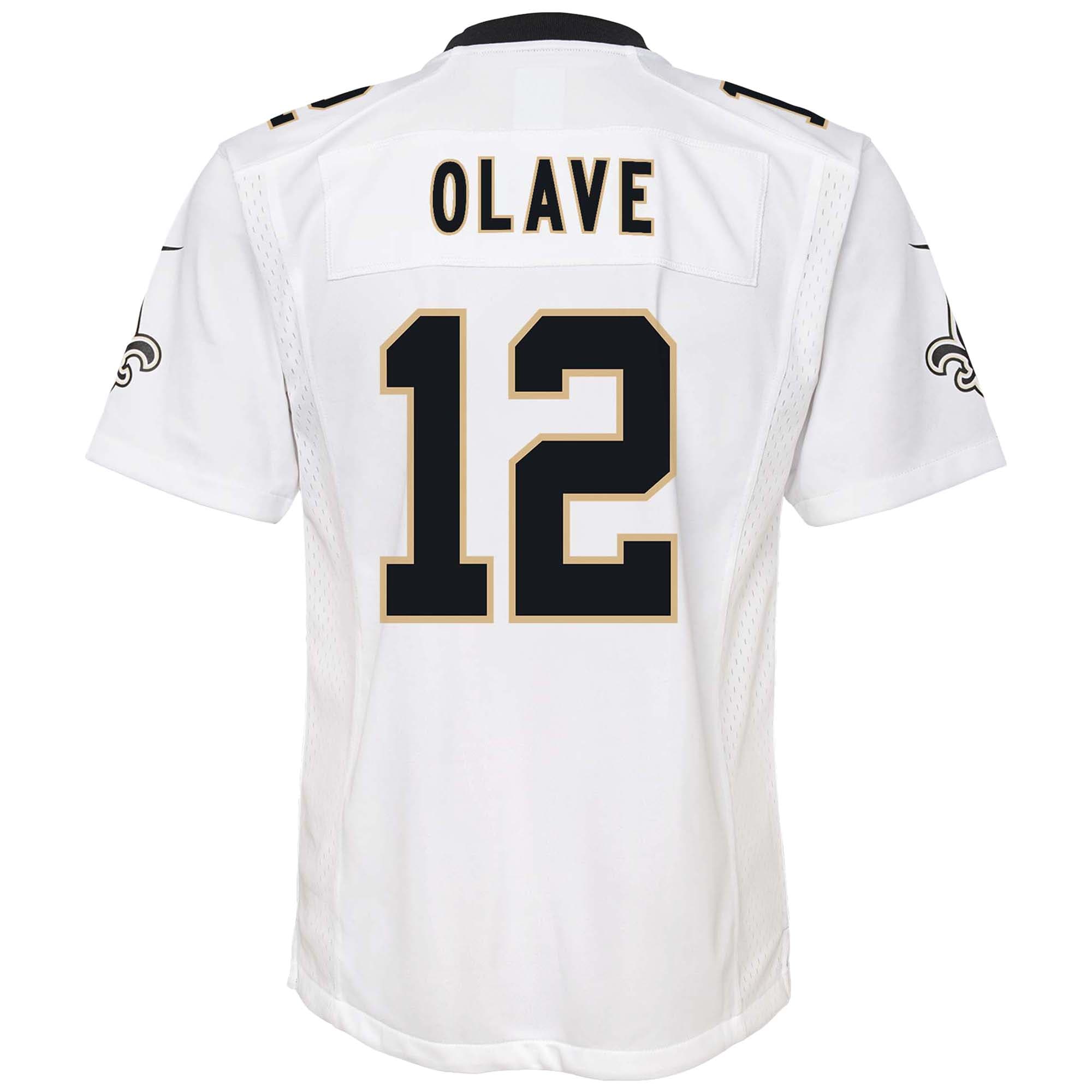 Chris Olave New Orleans Saints Nike Youth Game Jersey – White Clowdercats