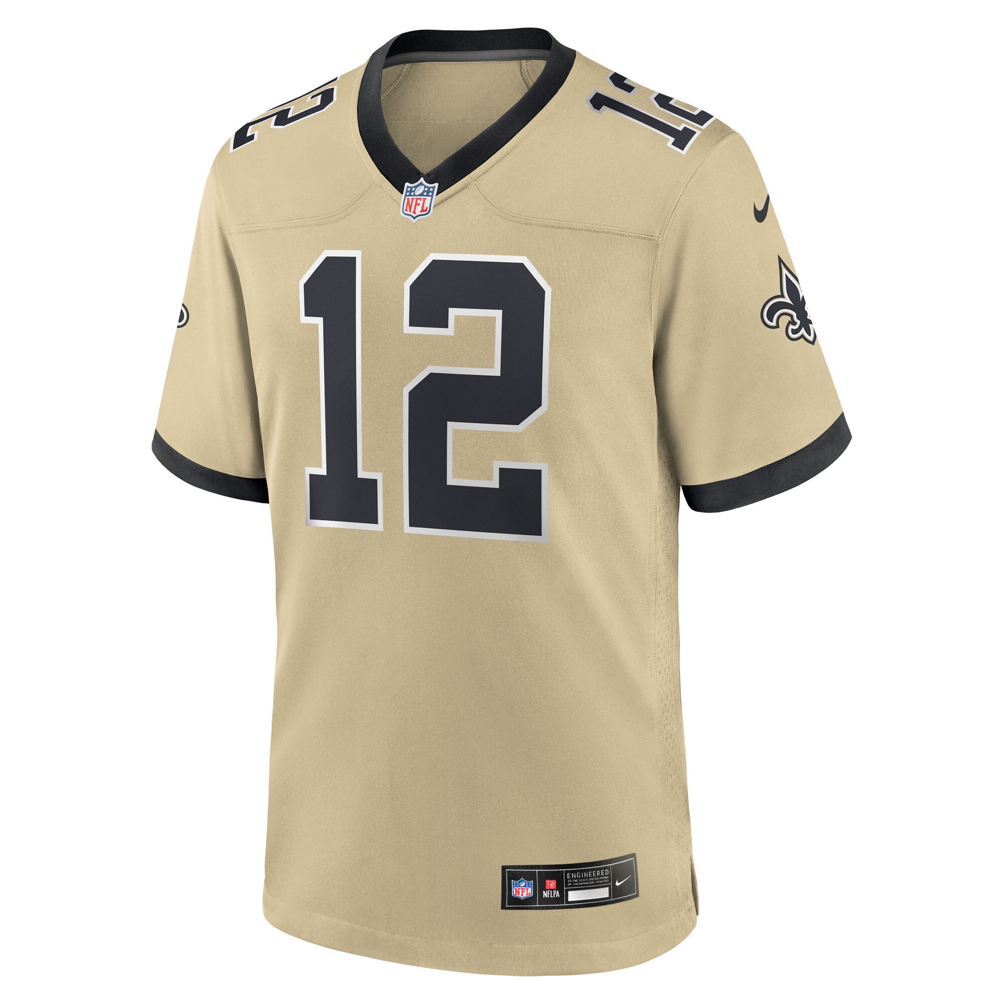 Chris Olave New Orleans Saints Nike Youth Gameday Golds Alternate Game Player Jersey – Gold Clowdercats