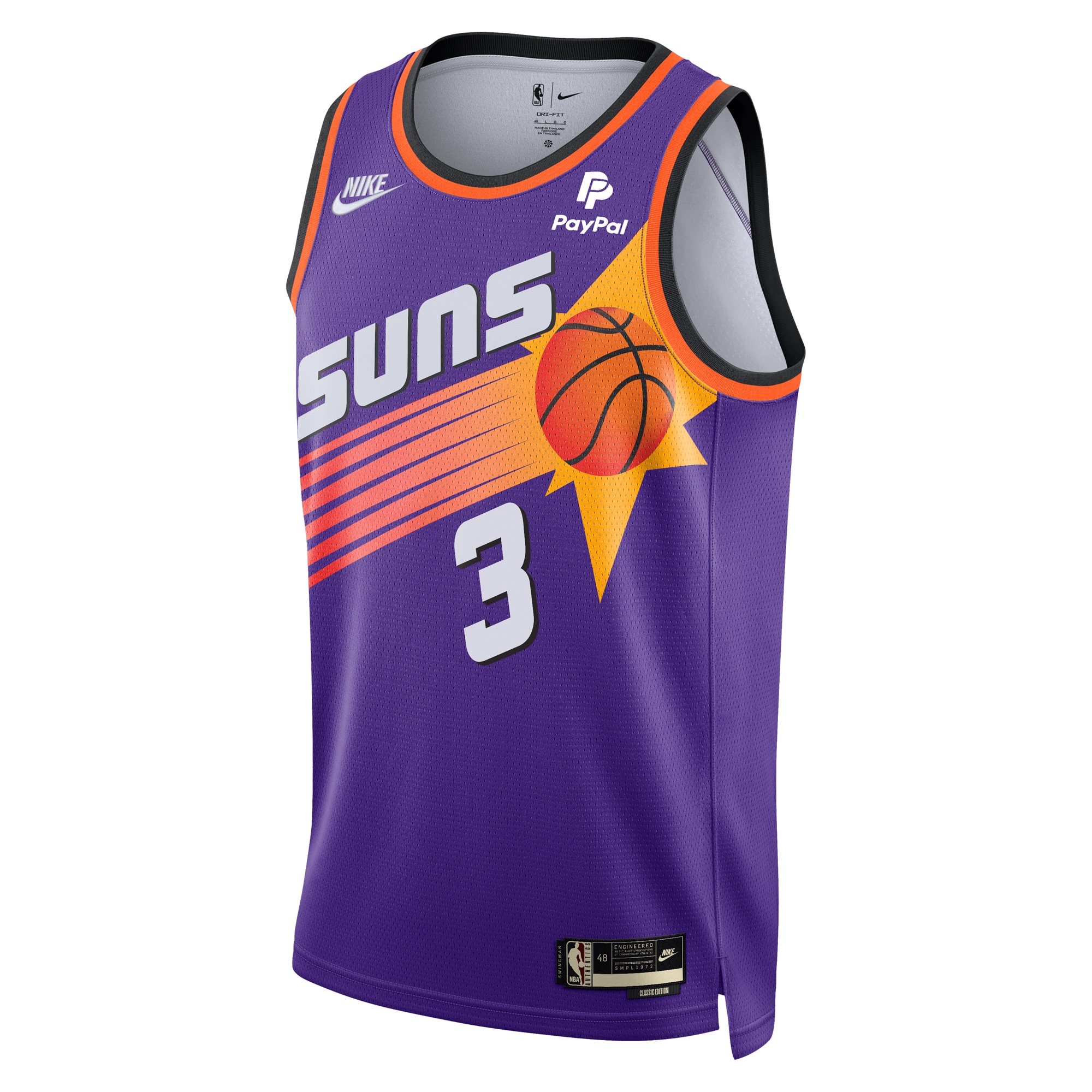 Chris Paul Phoenix Suns Nike Swingman Jersey – Classic Edition – Purple Clowdercats