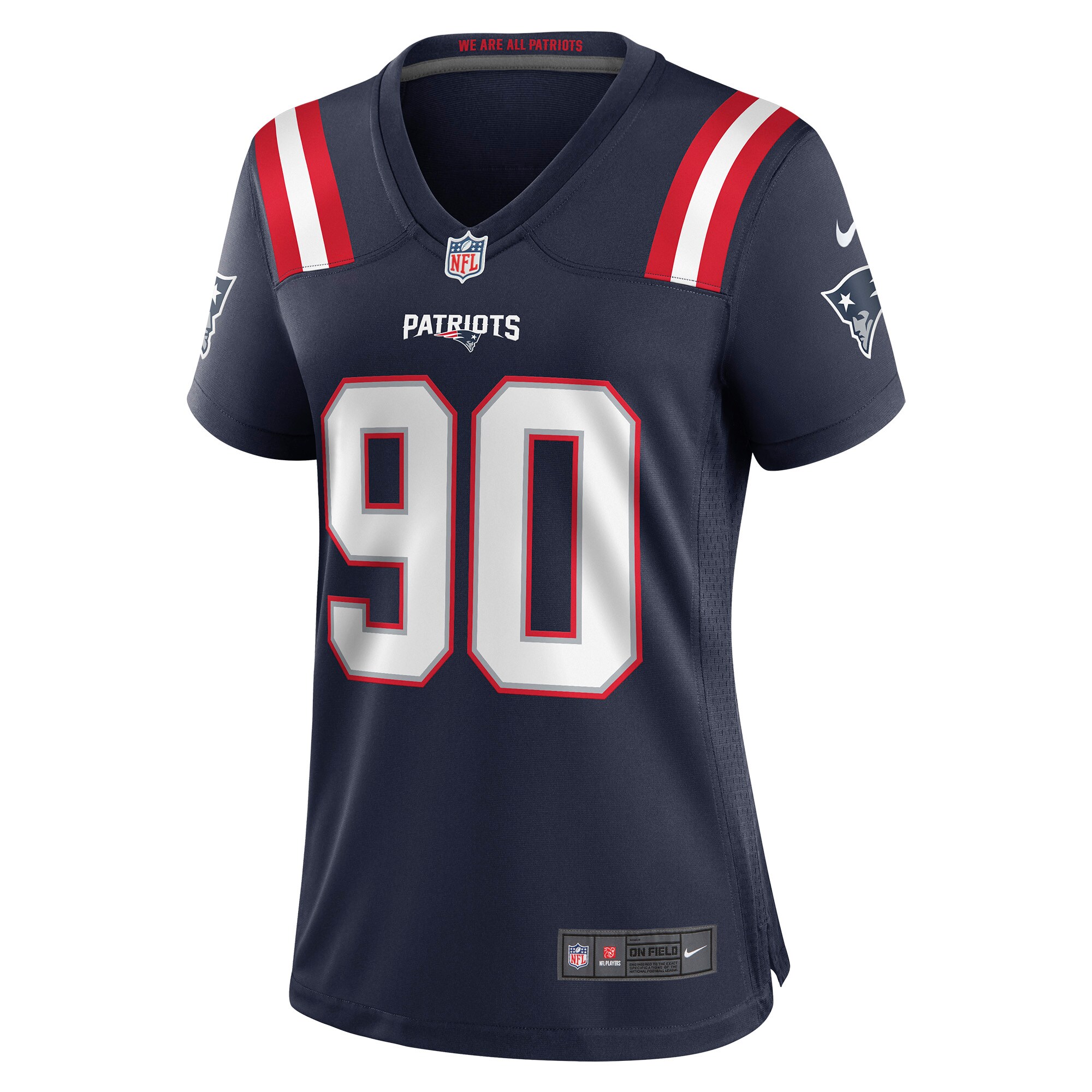 Christian Barmore New England Patriots Nike Women’s Game Jersey – Navy Clowdercats