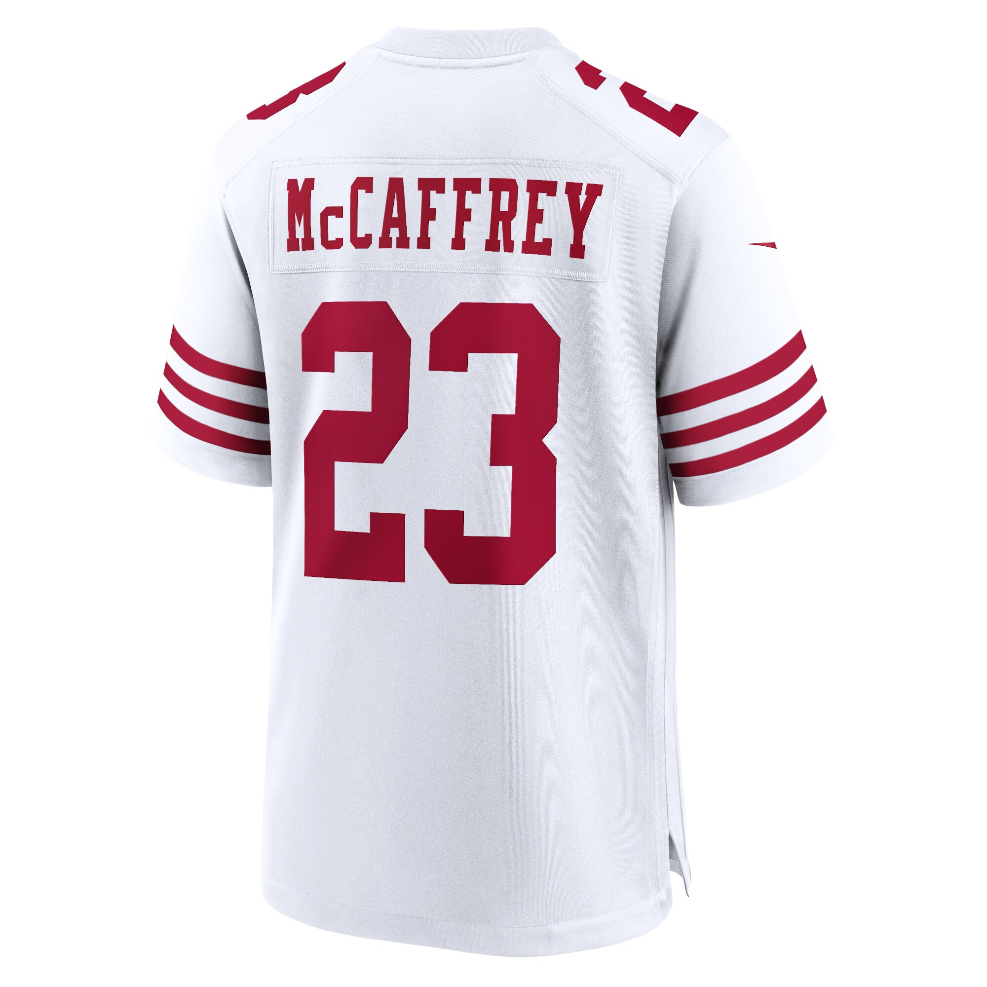 Christian McCaffrey San Francisco 49ers Nike Game Player Jersey – White Clowdercats