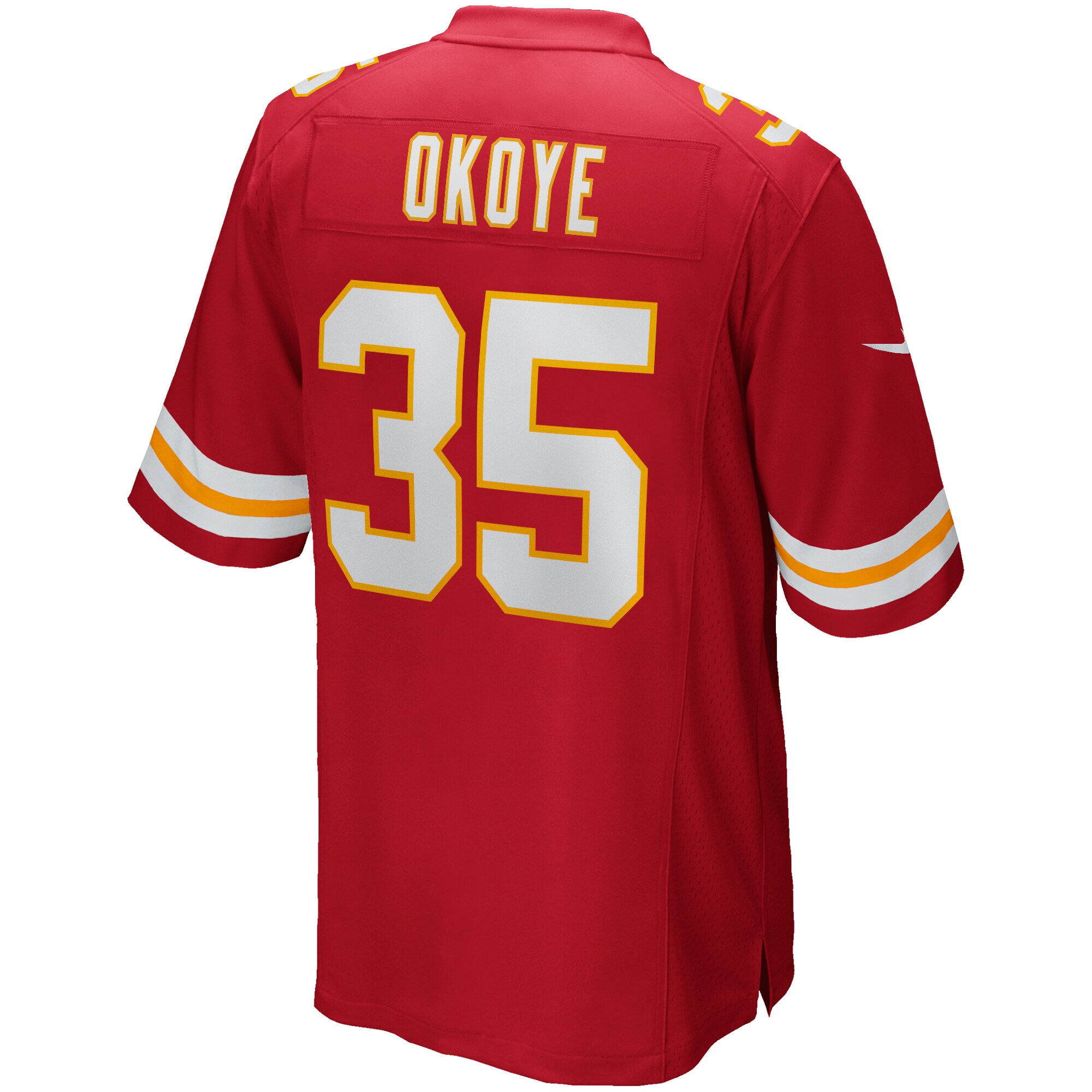 Christian Okoye Kansas City Chiefs Nike Game Retired Player Jersey – Red Clowdercats
