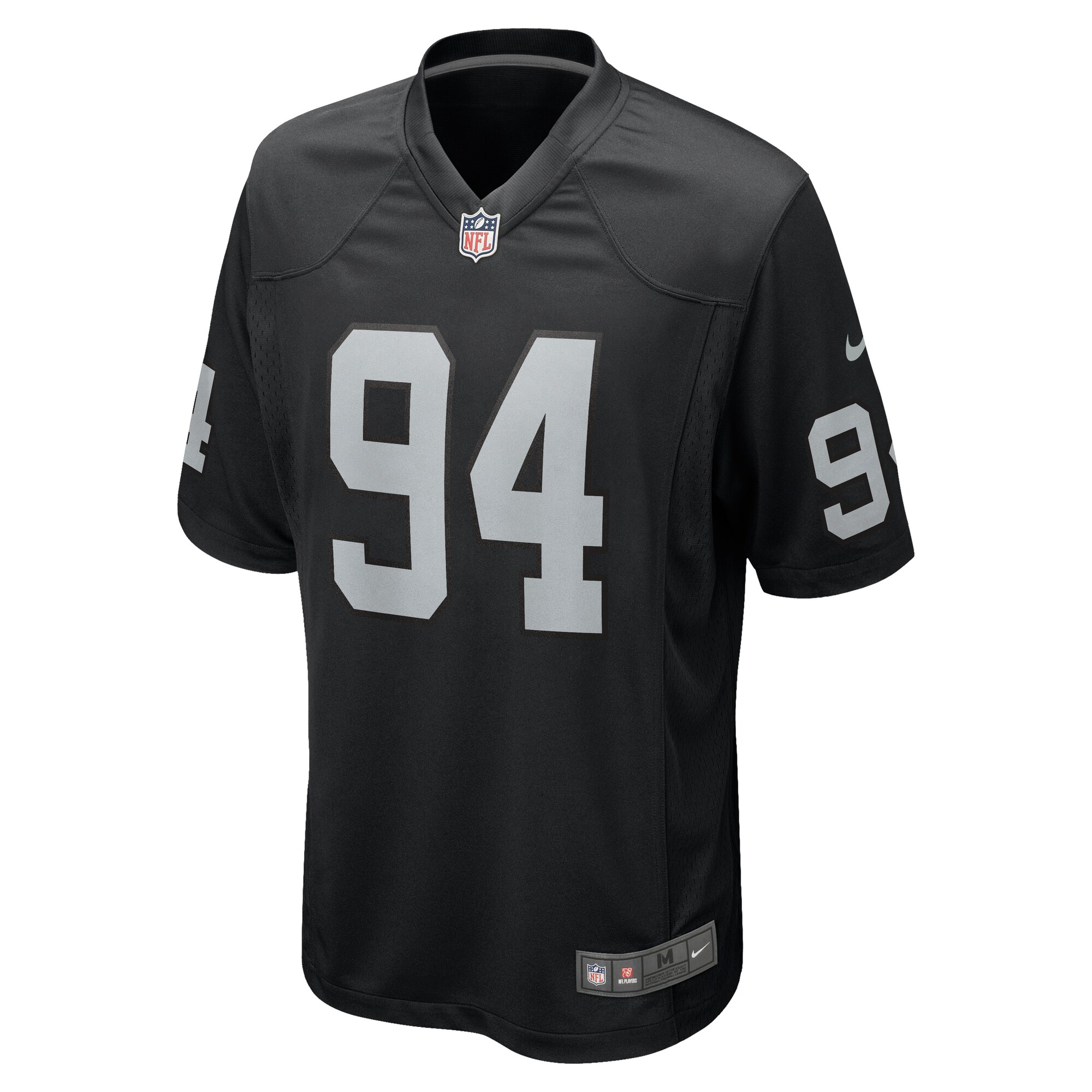 Christian Wilkins Las Vegas Raiders Nike Team Game Jersey – Black Clowdercats