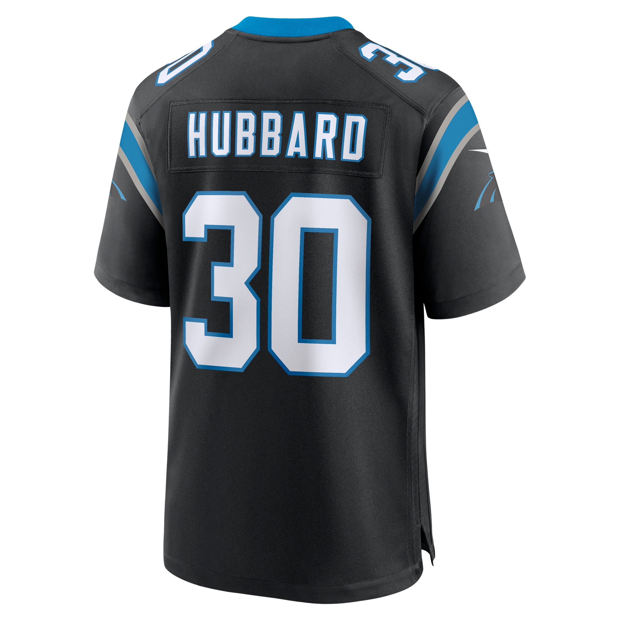 Chuba Hubbard Carolina Panthers Nike Team Game Jersey – Black Clowdercats