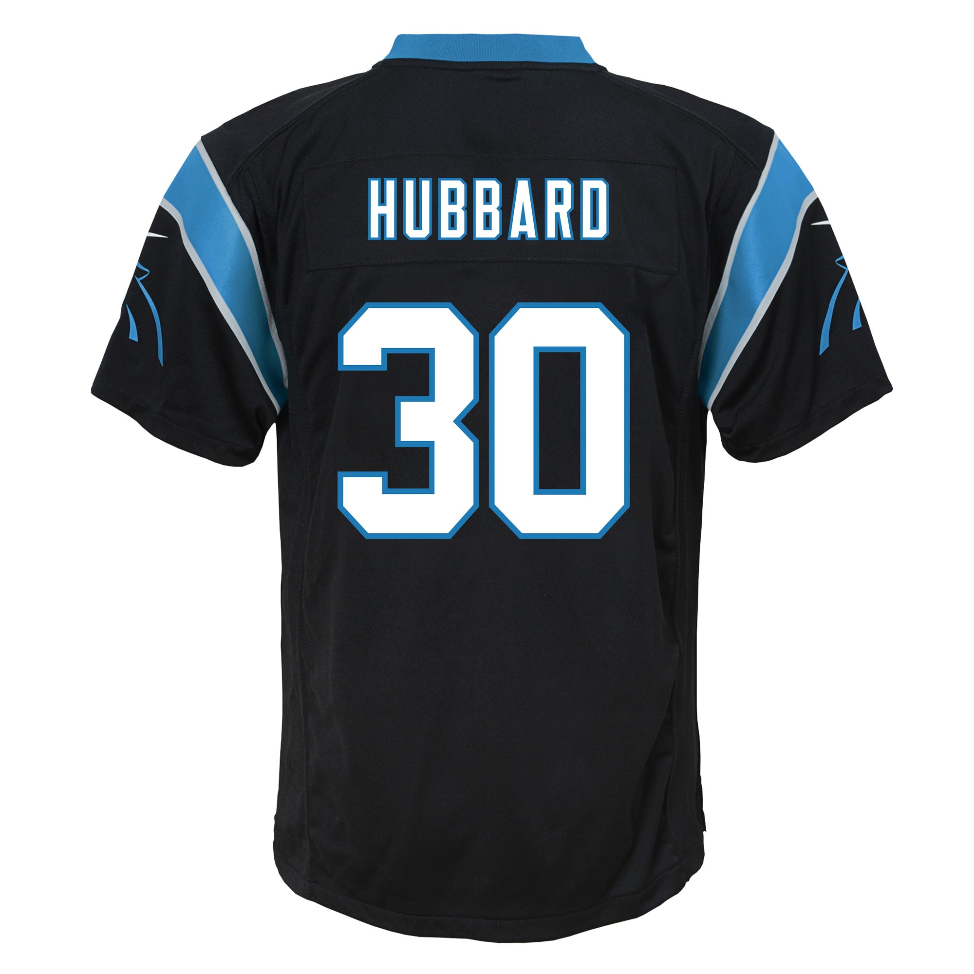 Chuba Hubbard Carolina Panthers Nike Youth Team Game Jersey – Black Clowdercats