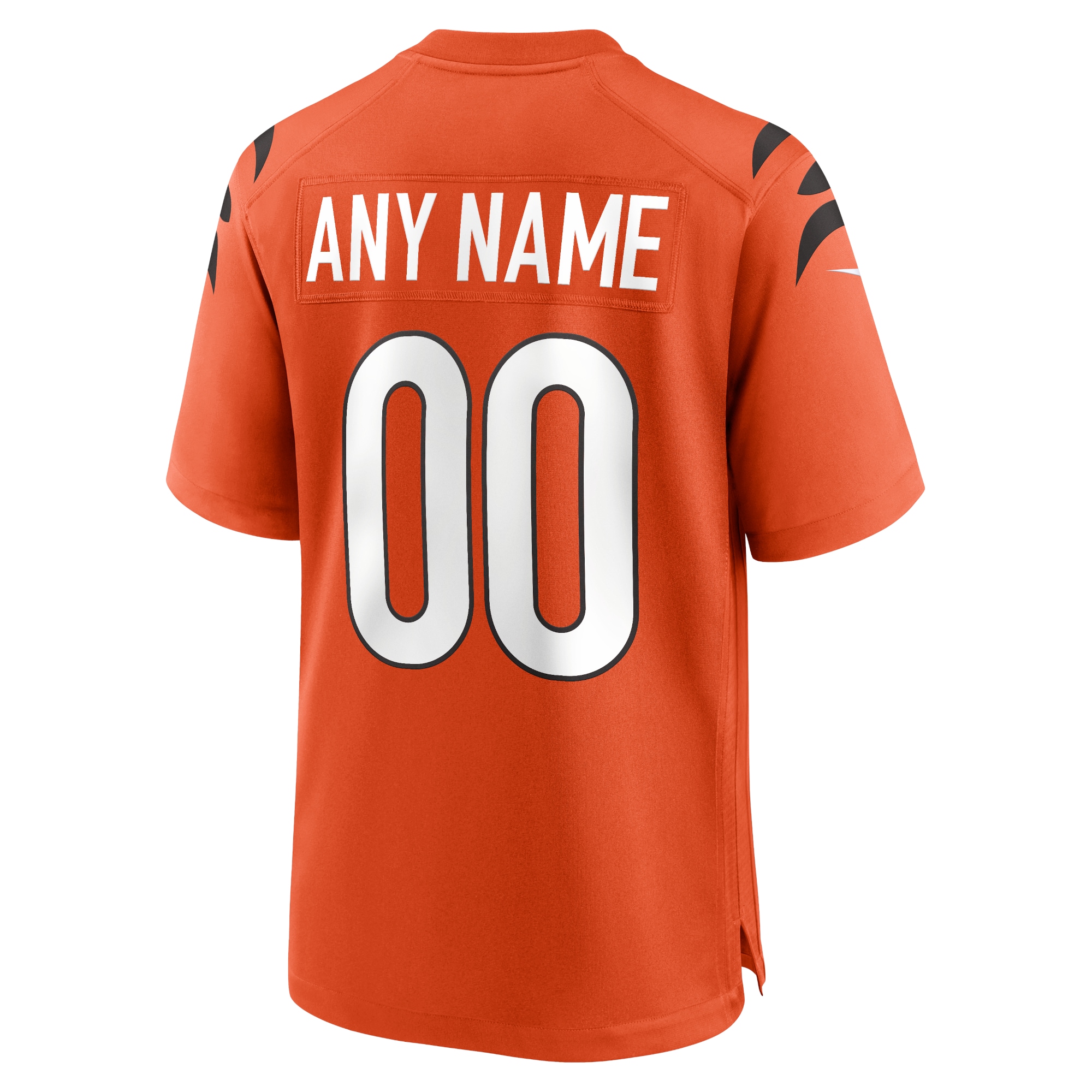 Cincinnati Bengals Nike Alternate Game Custom Jersey – Orange Clowdercats