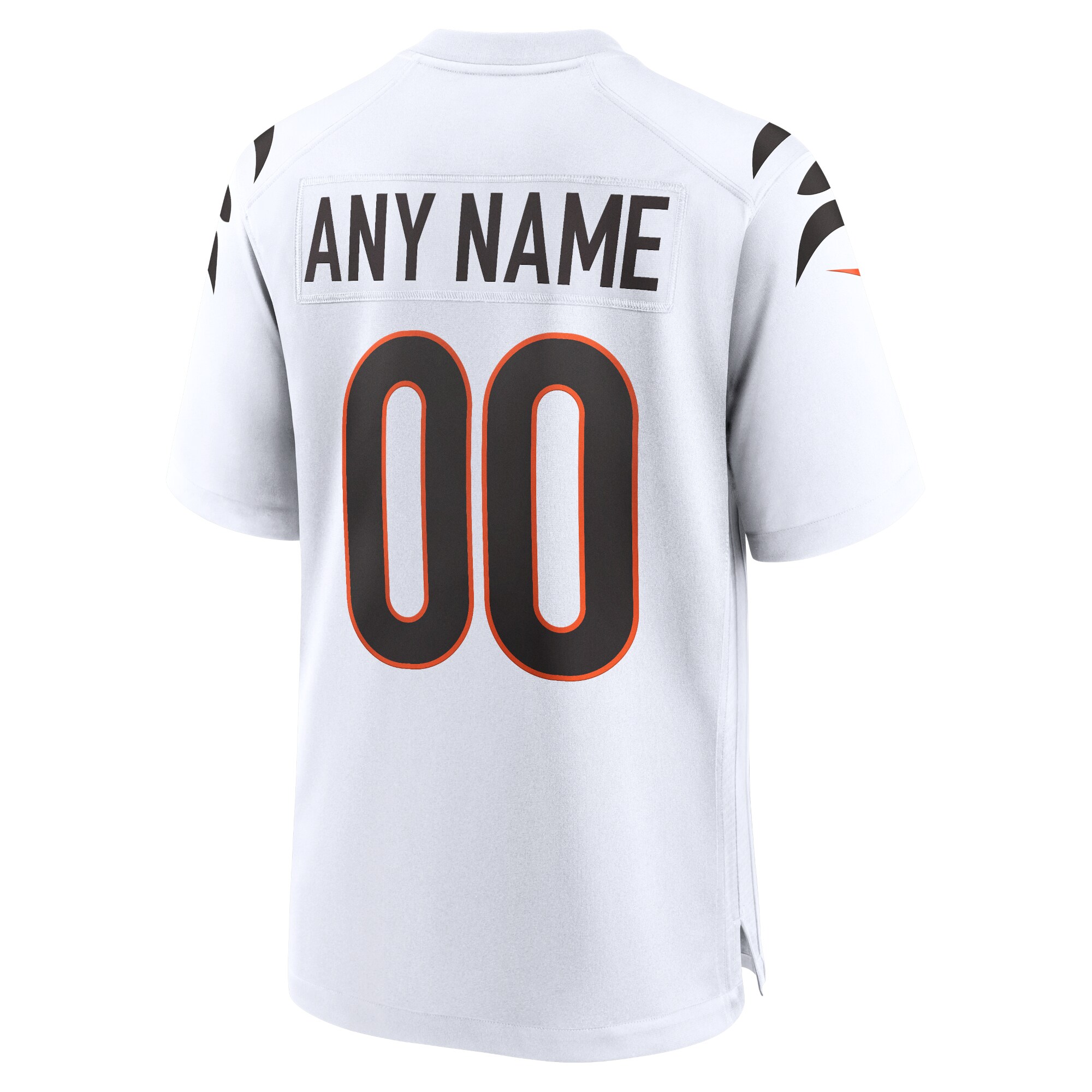 Cincinnati Bengals Nike Game Custom Jersey – White Clowdercats