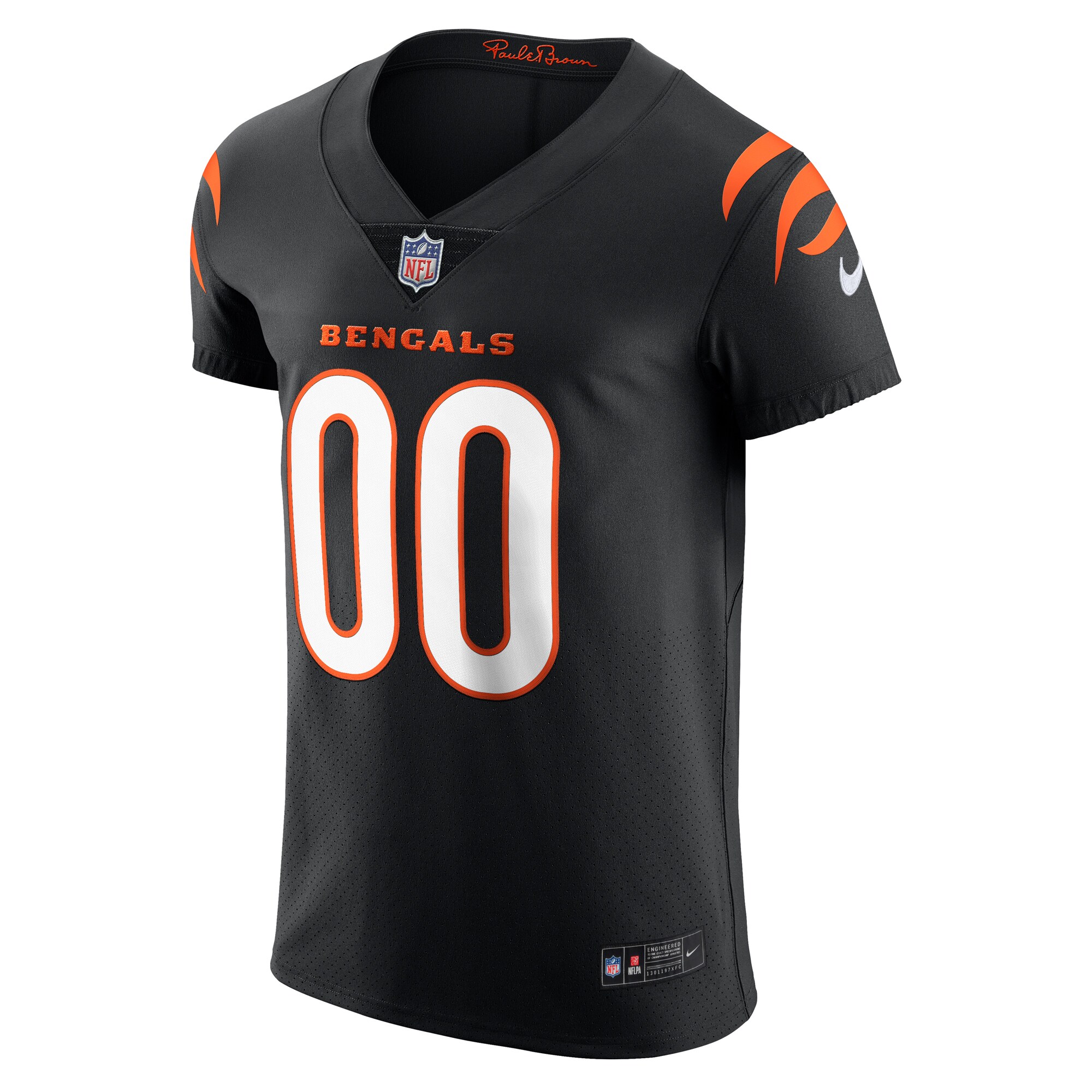 Cincinnati Bengals Nike Vapor Elite Custom Jersey – Black Clowdercats