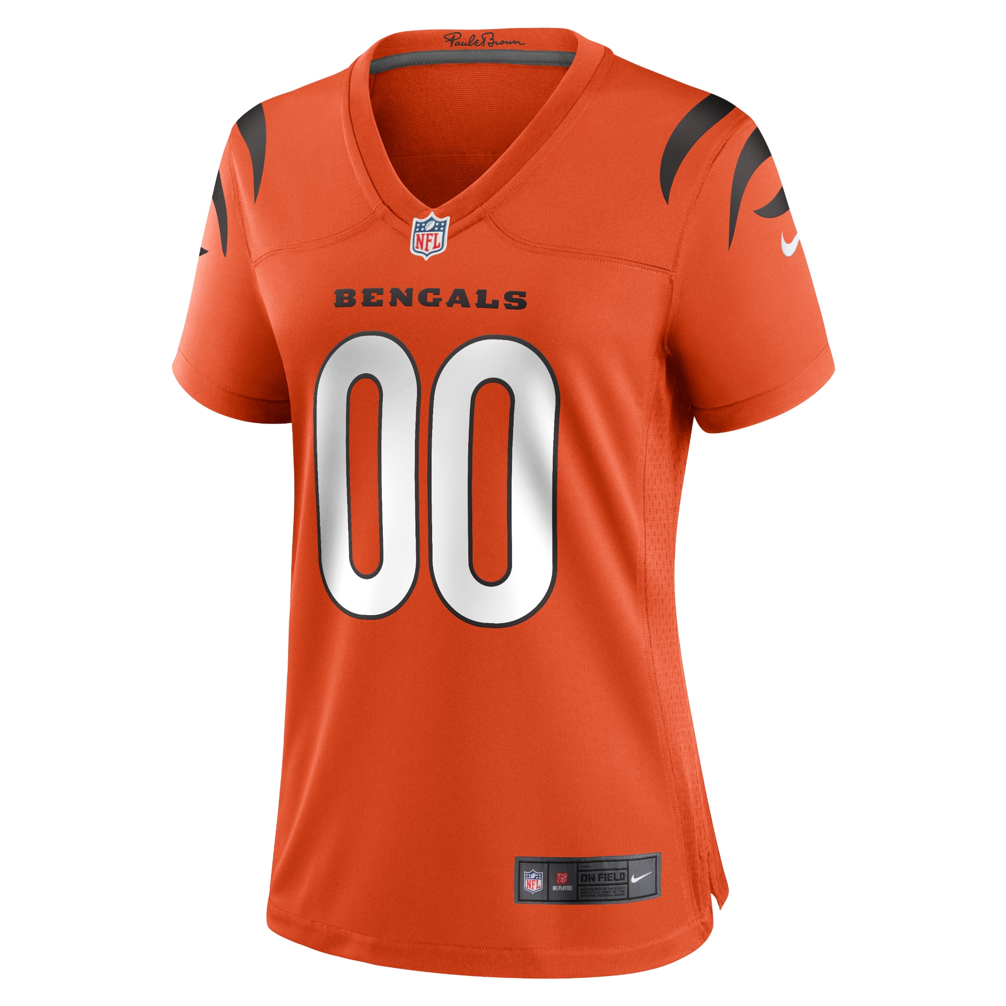 Cincinnati Bengals Nike Women’s Alternate Game Custom Jersey – Orange Clowdercats