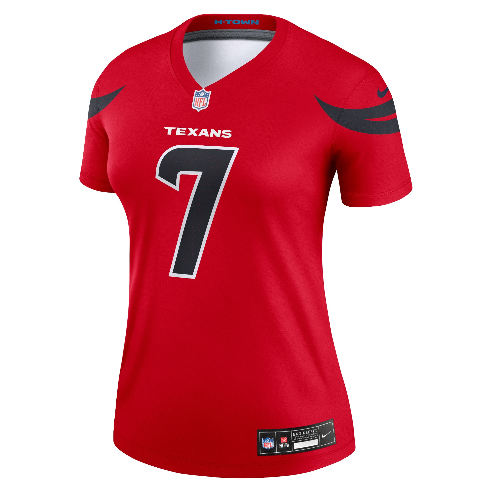C.J. Stroud Houston Texans Nike Women’s Alternate Legend Player Performance Top – Red Clowdercats