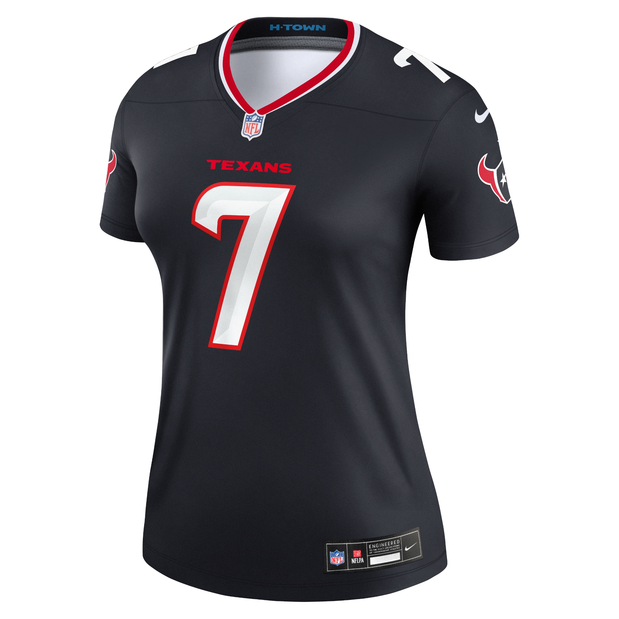 C.J. Stroud Houston Texans Nike Women’s Legend Player Performance Top – Navy Clowdercats