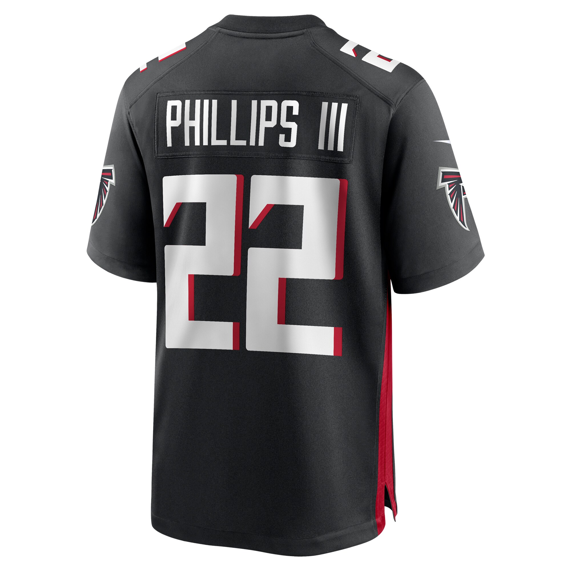 Clark Phillips III Atlanta Falcons Nike Team Game Jersey – Black Clowdercats