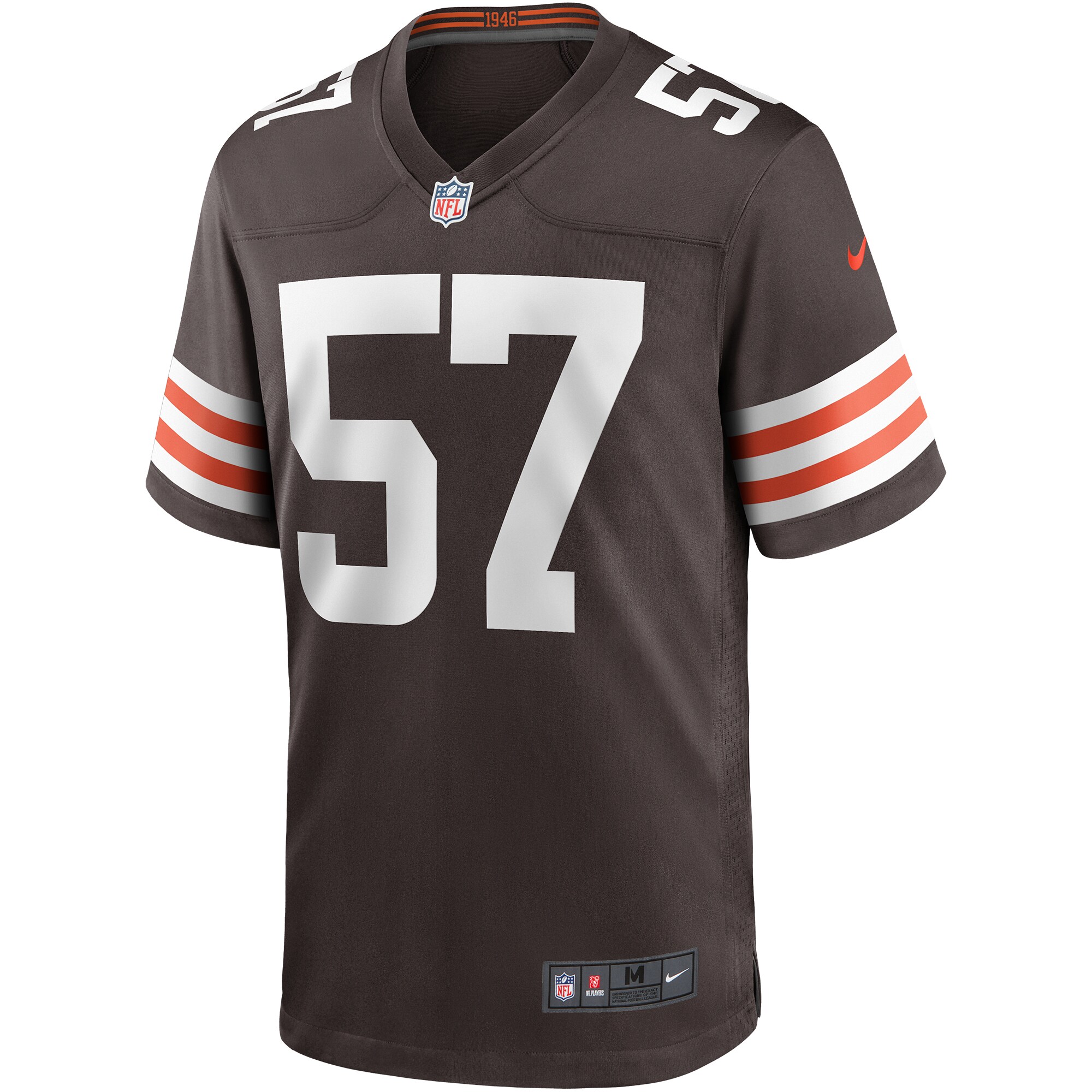 Clay Matthews Cleveland Browns Nike Game Retired Player Jersey – Brown Clowdercats