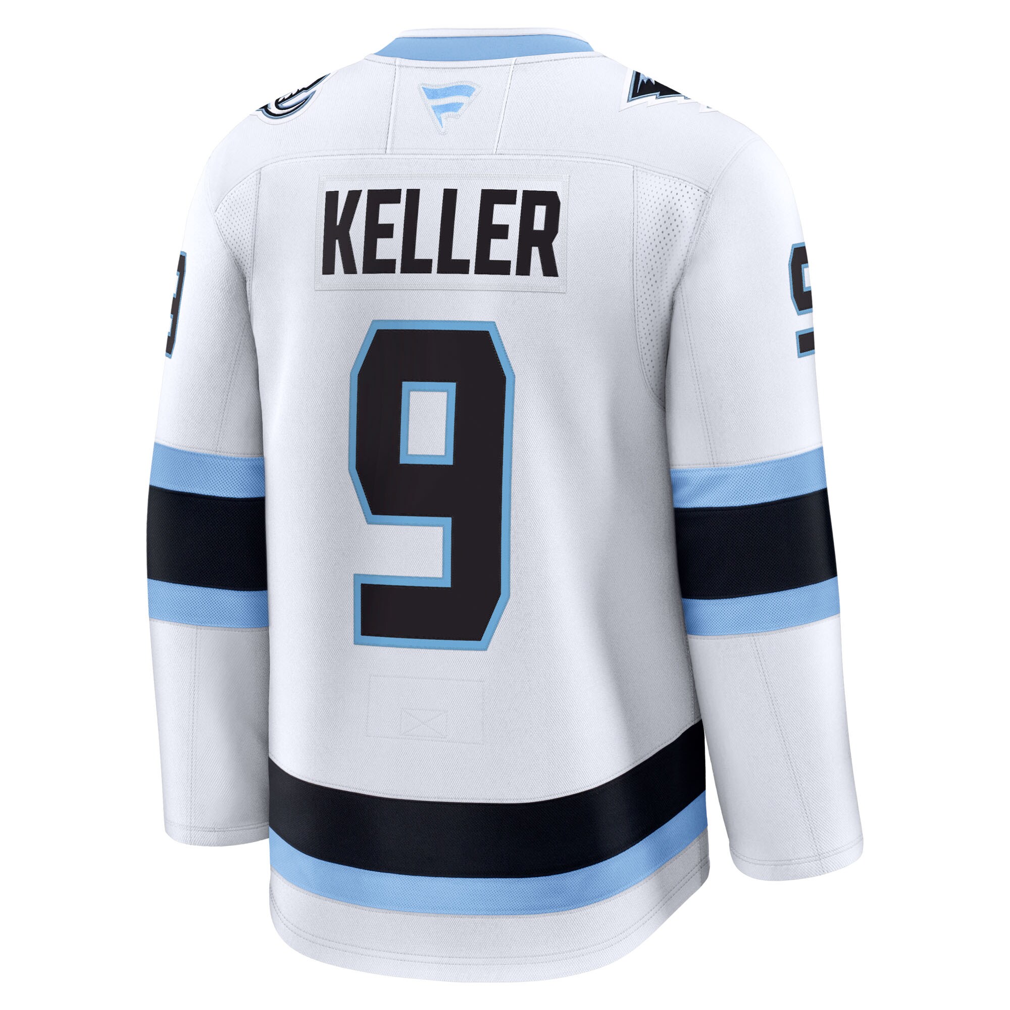 Clayton Keller Utah Mammoth Fanatics Away Premium Player Jersey – White Clowdercats