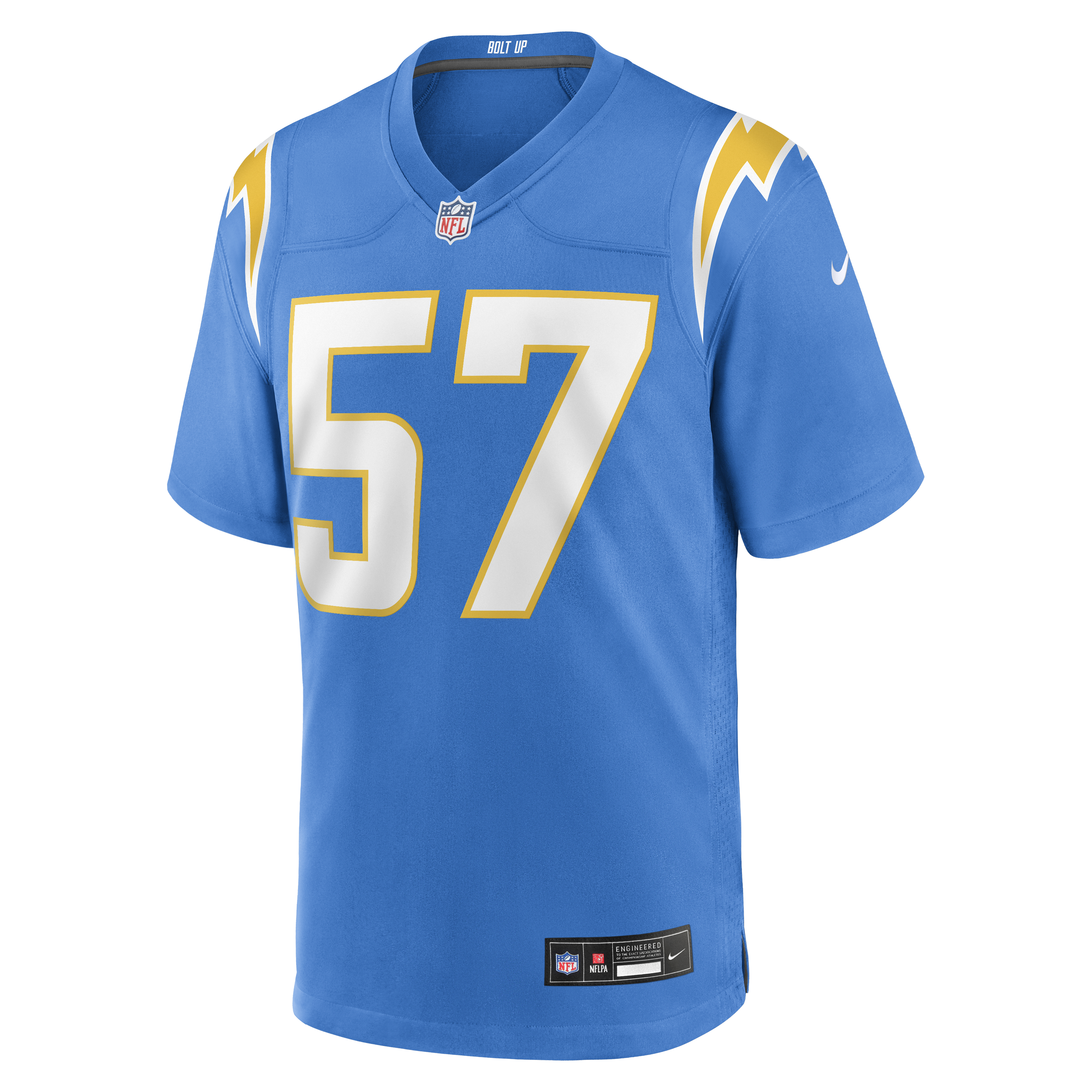 Clelin Ferrell Los Angeles Chargers Nike Team Game Jersey – Powder Blue Clowdercats