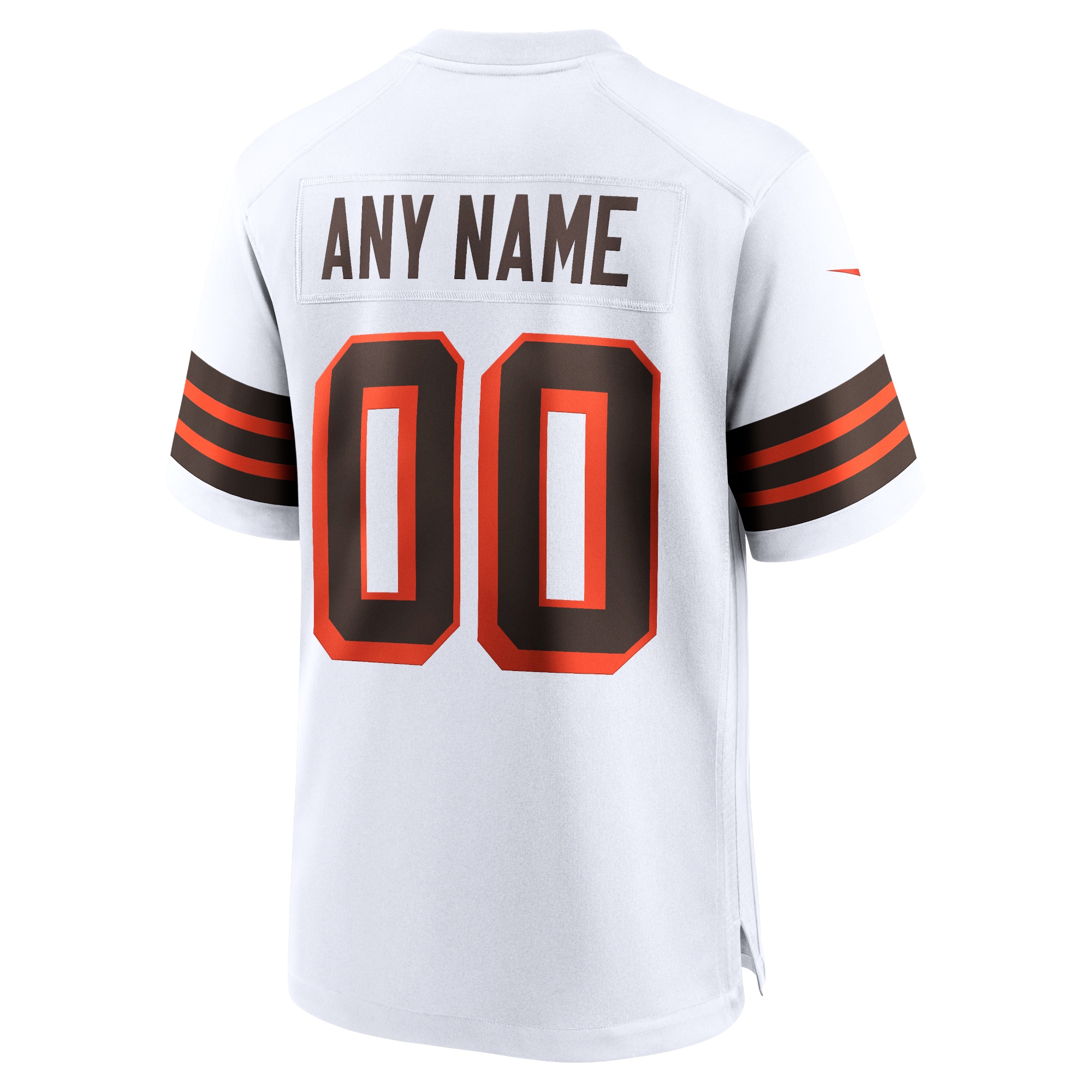 Cleveland Browns Nike 1946 Collection Alternate Custom Jersey – White Clowdercats