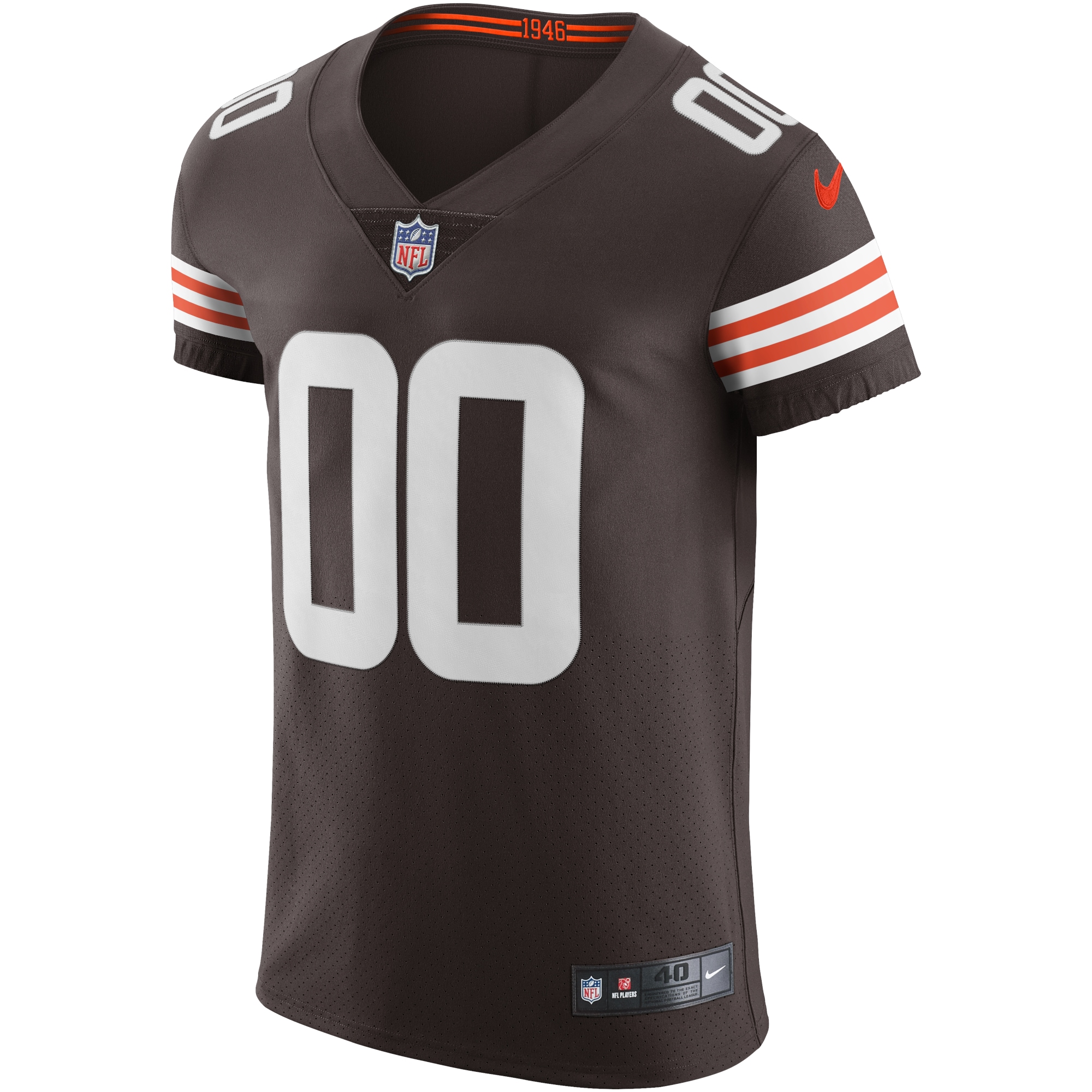 Cleveland Browns Nike Vapor Elite Custom Jersey – Brown Clowdercats