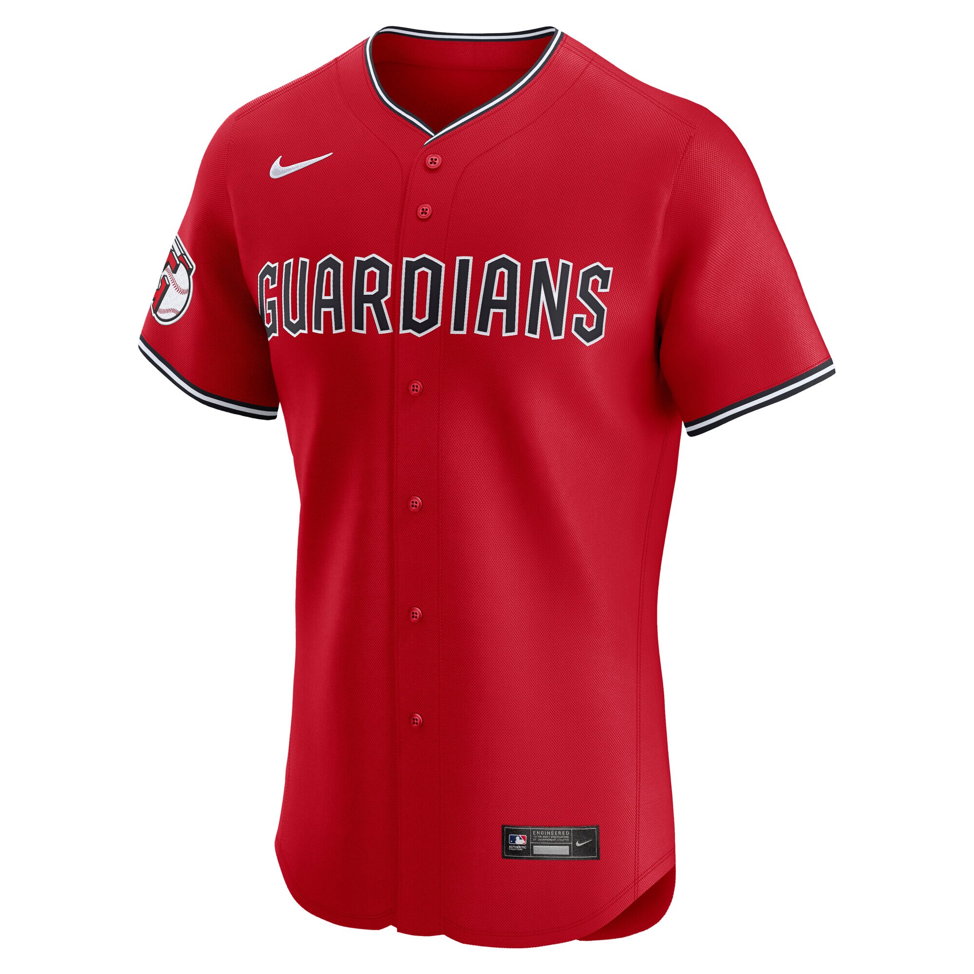 Cleveland Guardians Nike Alternate Elite Jersey – Red