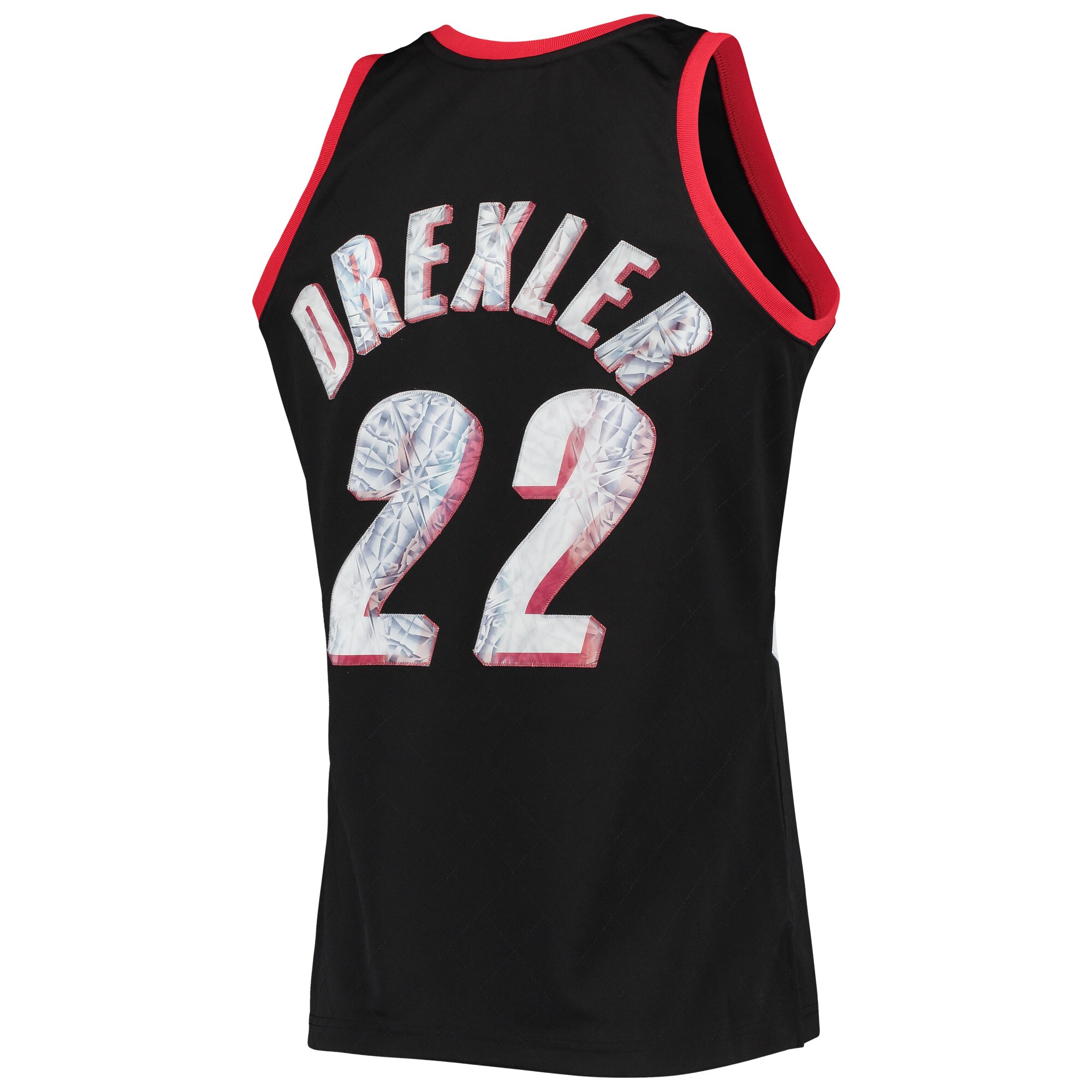 Clyde Drexler Portland Trail Blazers Mitchell & Ness 1991/92 Hardwood Classics NBA 75th Anniversary Diamond Swingman Jersey – Black Clowdercats