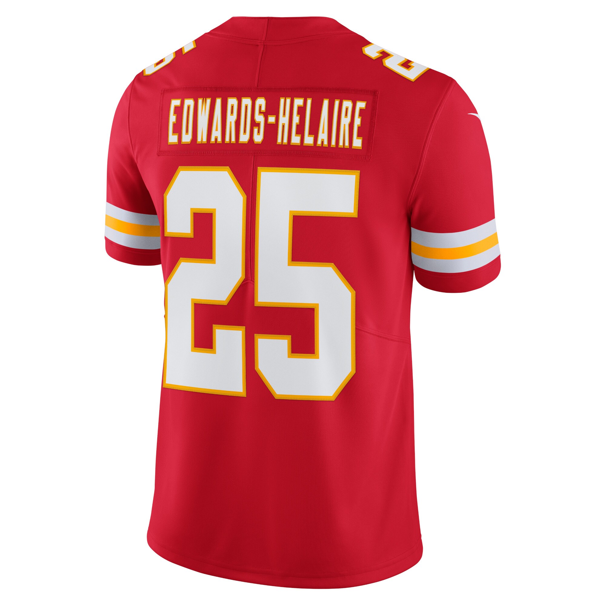 Clyde Edwards-Helaire Kansas City Chiefs Nike Vapor Limited Jersey – Red Clowdercats