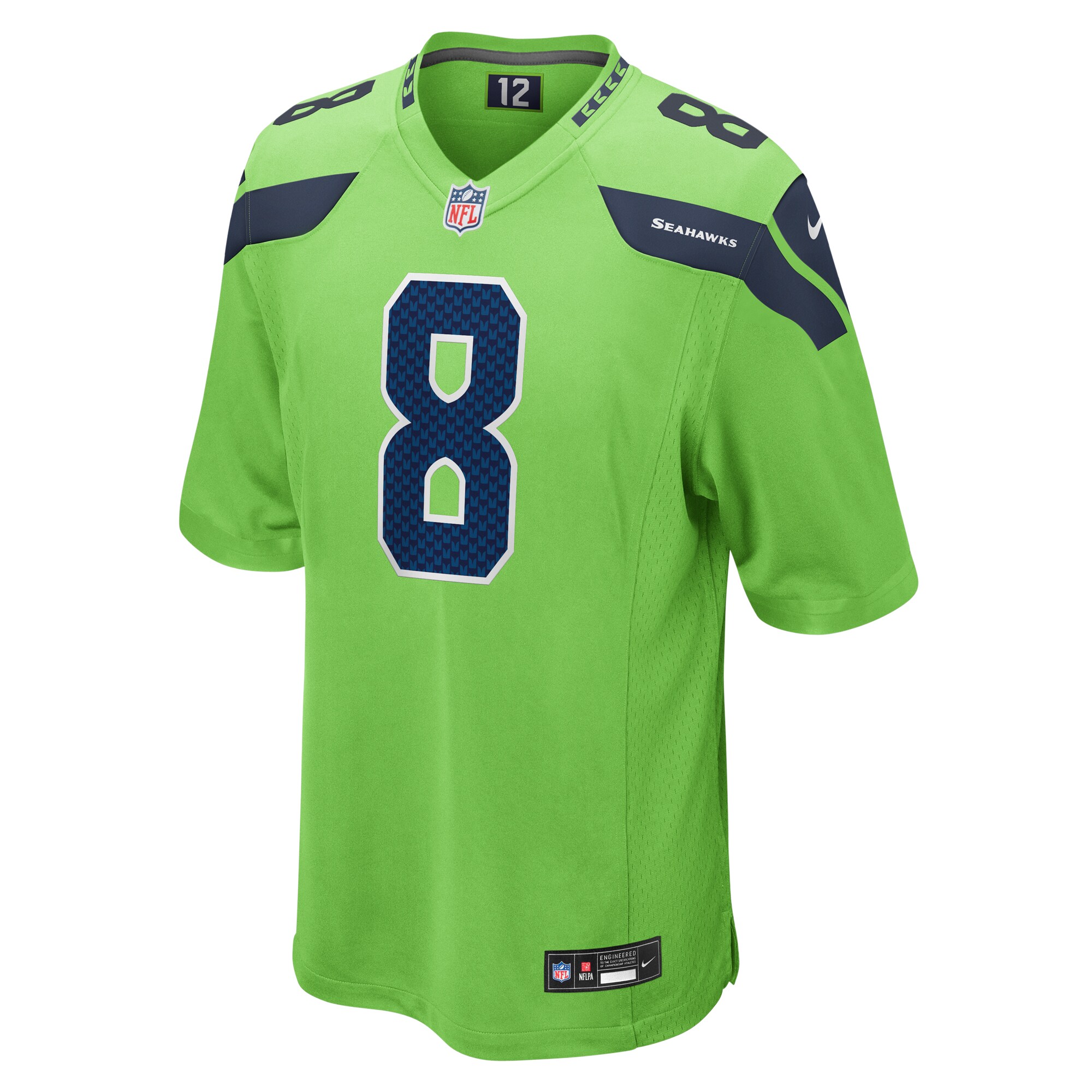 Coby Bryant Seattle Seahawks Nike Game Jersey – Neon Green Clowdercats