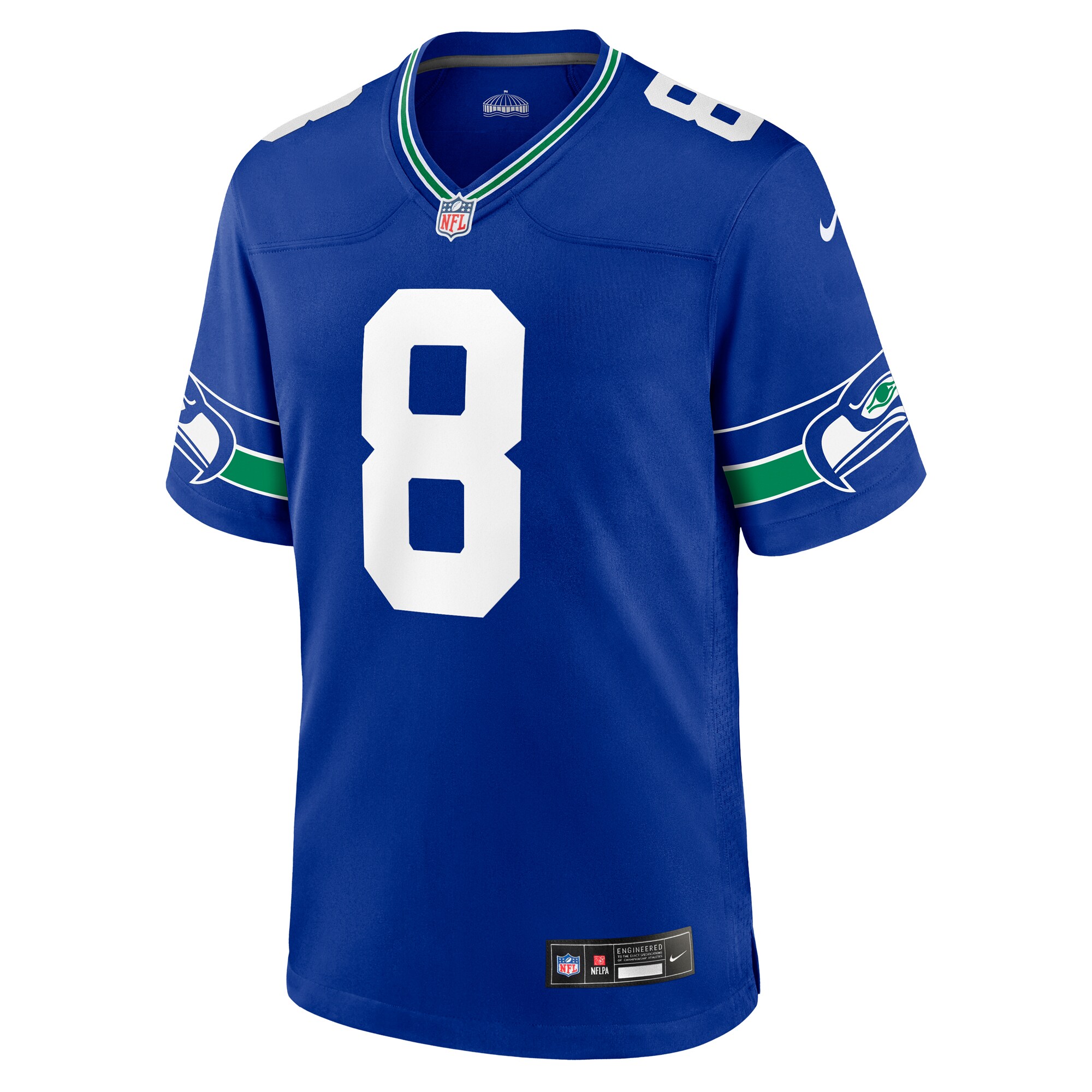 Coby Bryant Seattle Seahawks Nike Throwback Player Game Jersey – Royal Clowdercats