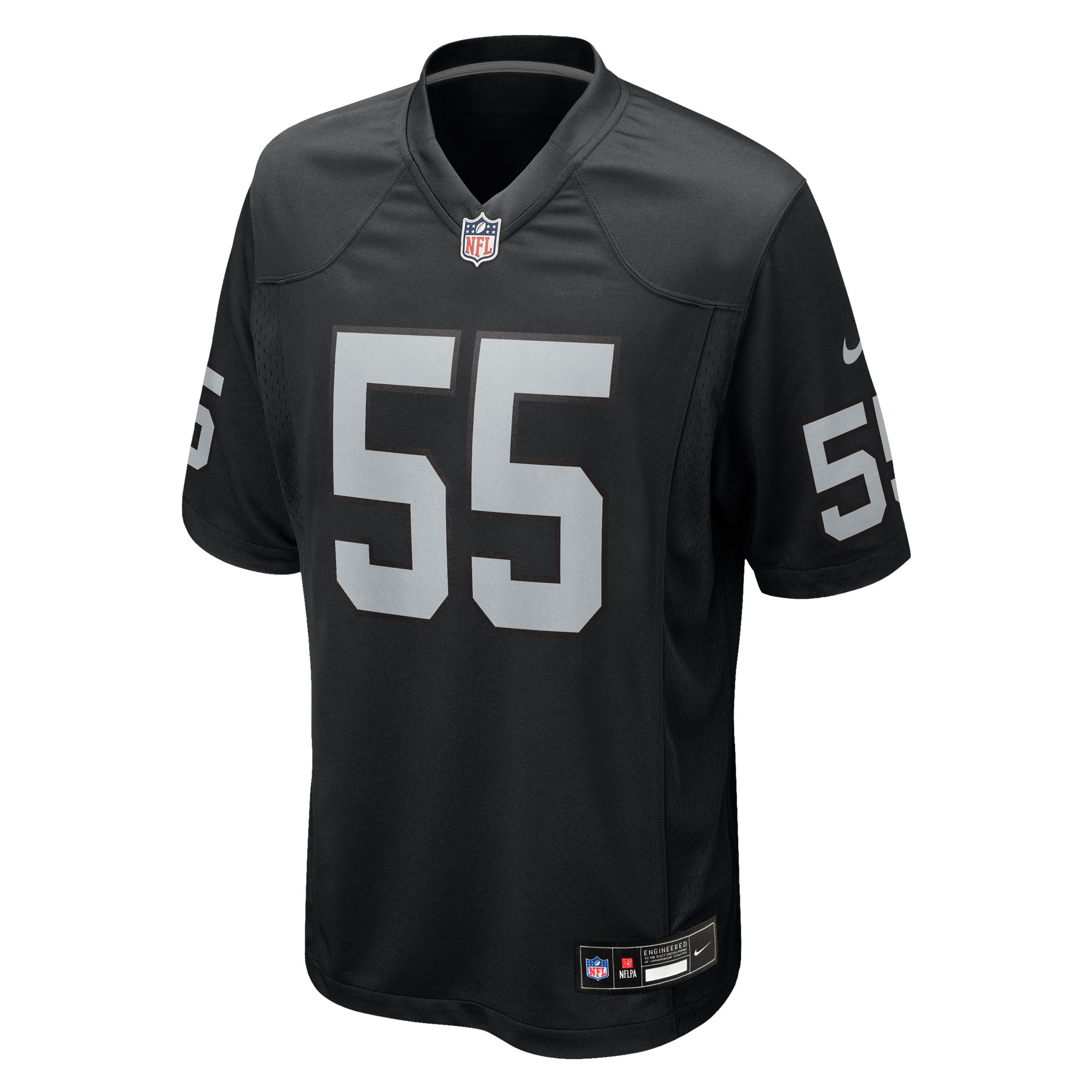 Cody Lindenberg Las Vegas Raiders Nike Team Game Jersey – Black Clowdercats
