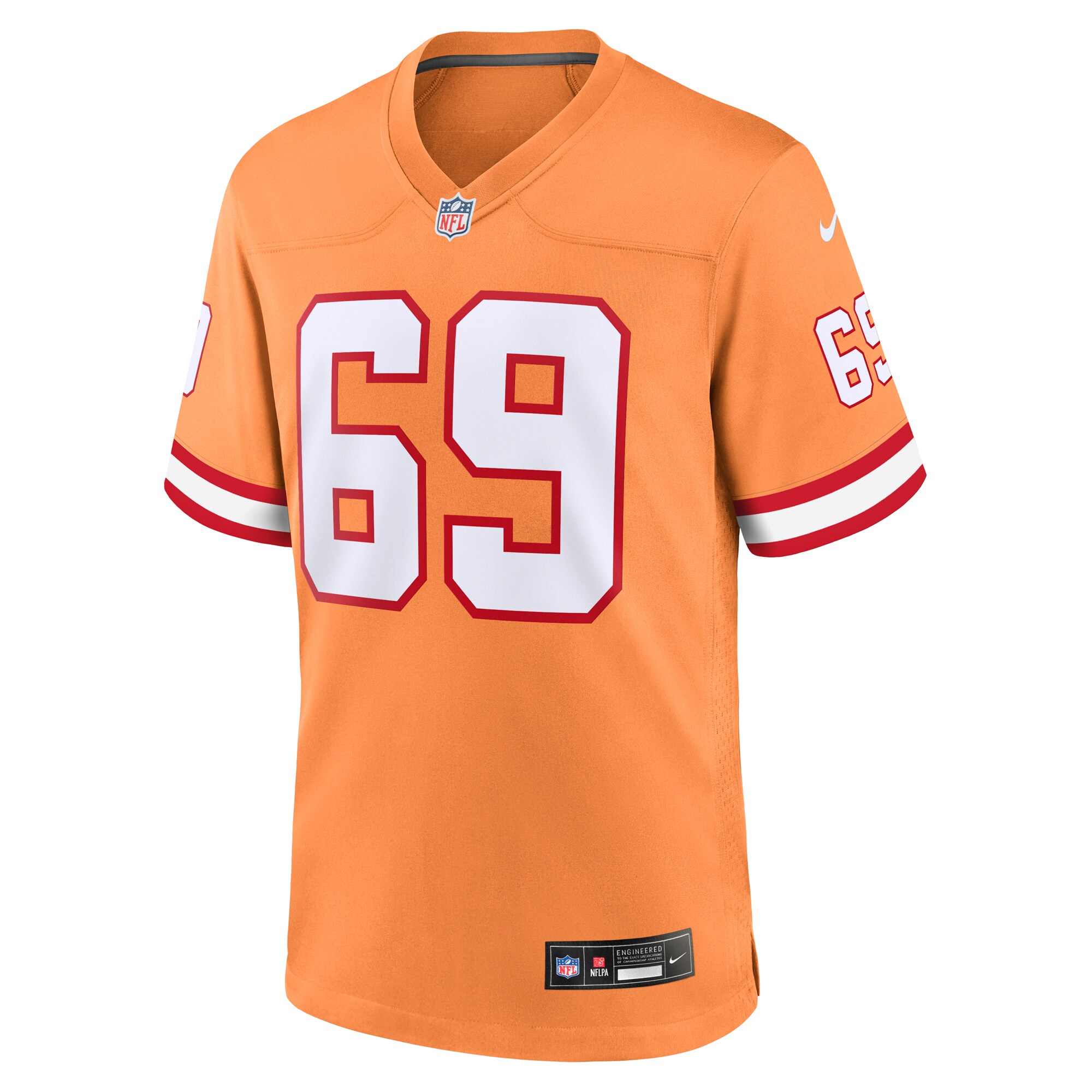 Cody Mauch Tampa Bay Buccaneers Nike Alternate Game Jersey – Orange Clowdercats