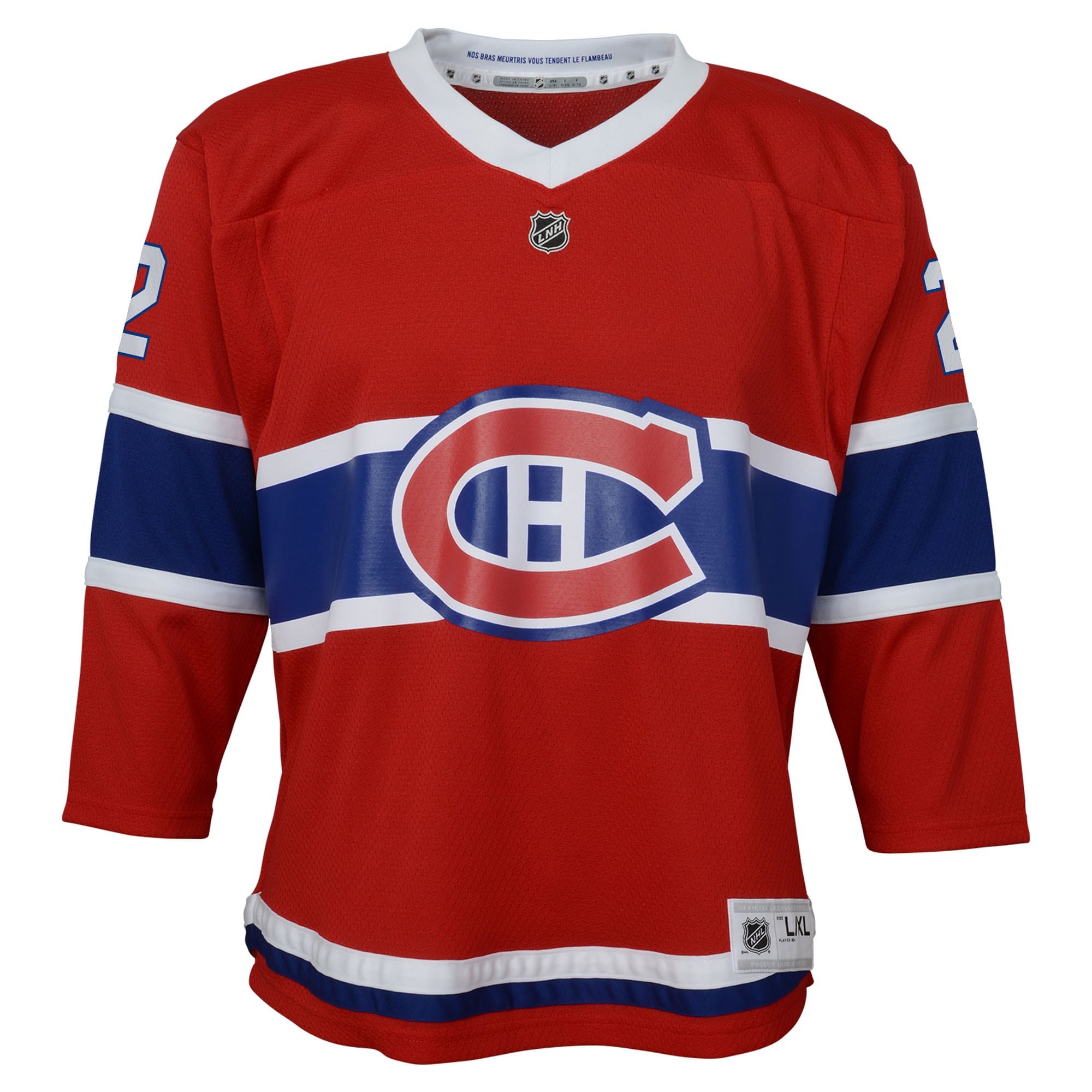 Cole Caufield Montreal Canadiens Youth Home Replica Player Jersey – Red Clowdercats