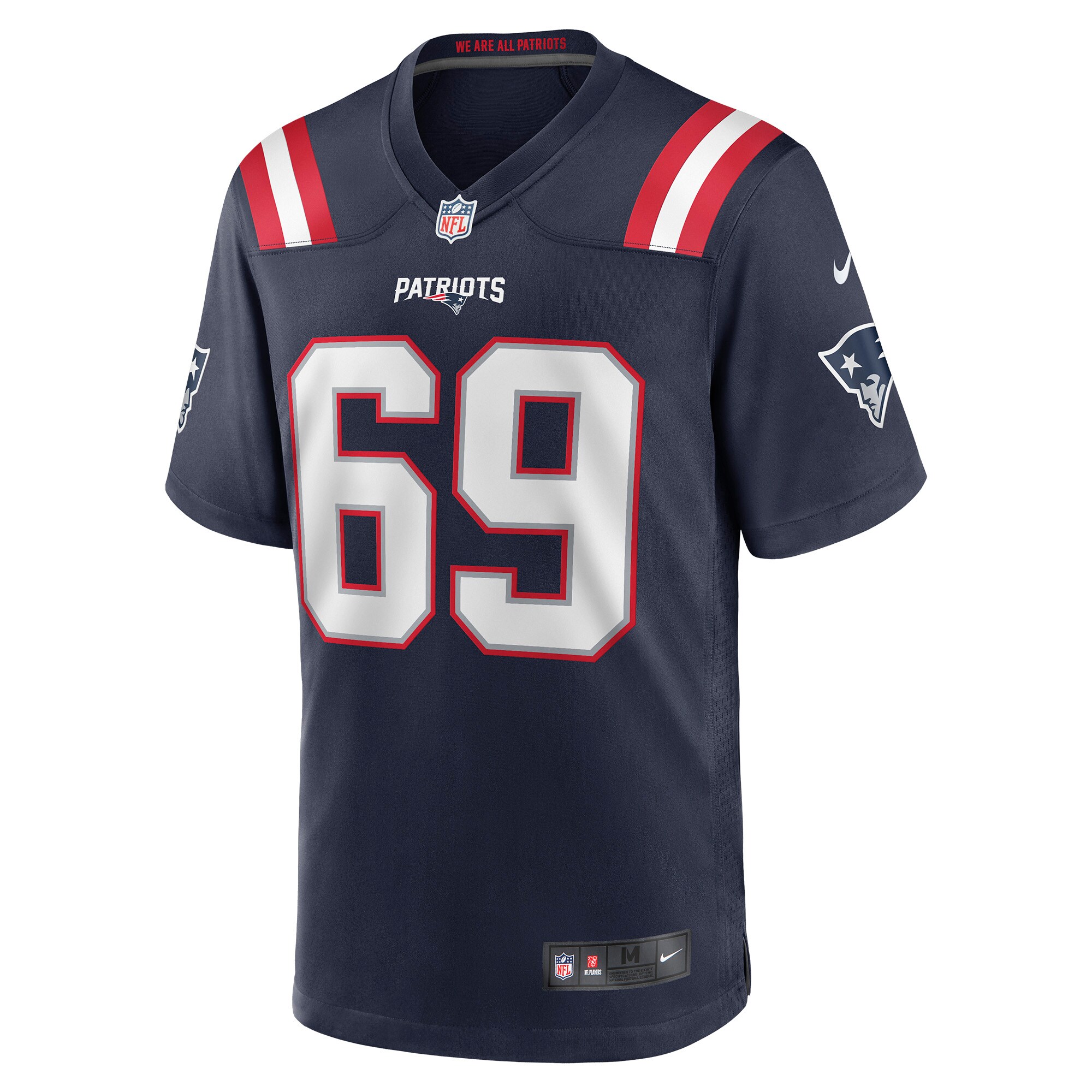 Cole Strange New England Patriots Nike Player Game Jersey – Navy Clowdercats