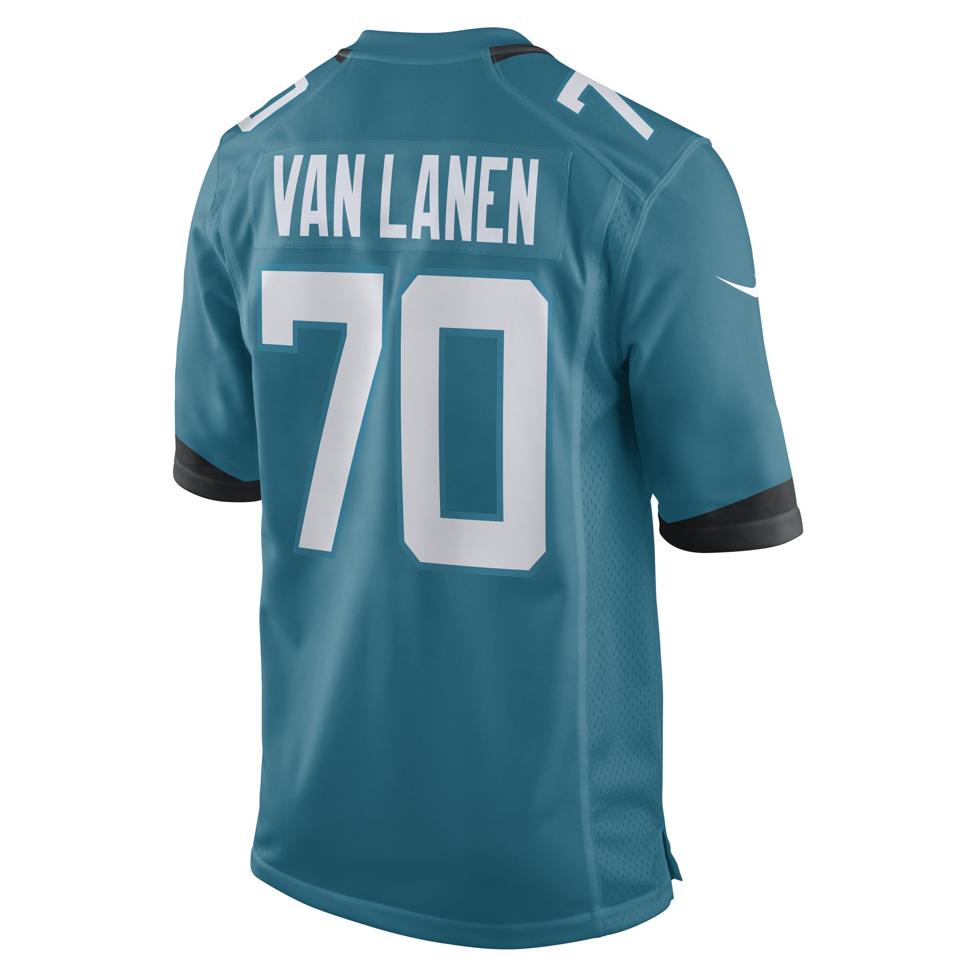 Cole Van Lanen Jacksonville Jaguars Nike Game Player Jersey – Teal Clowdercats