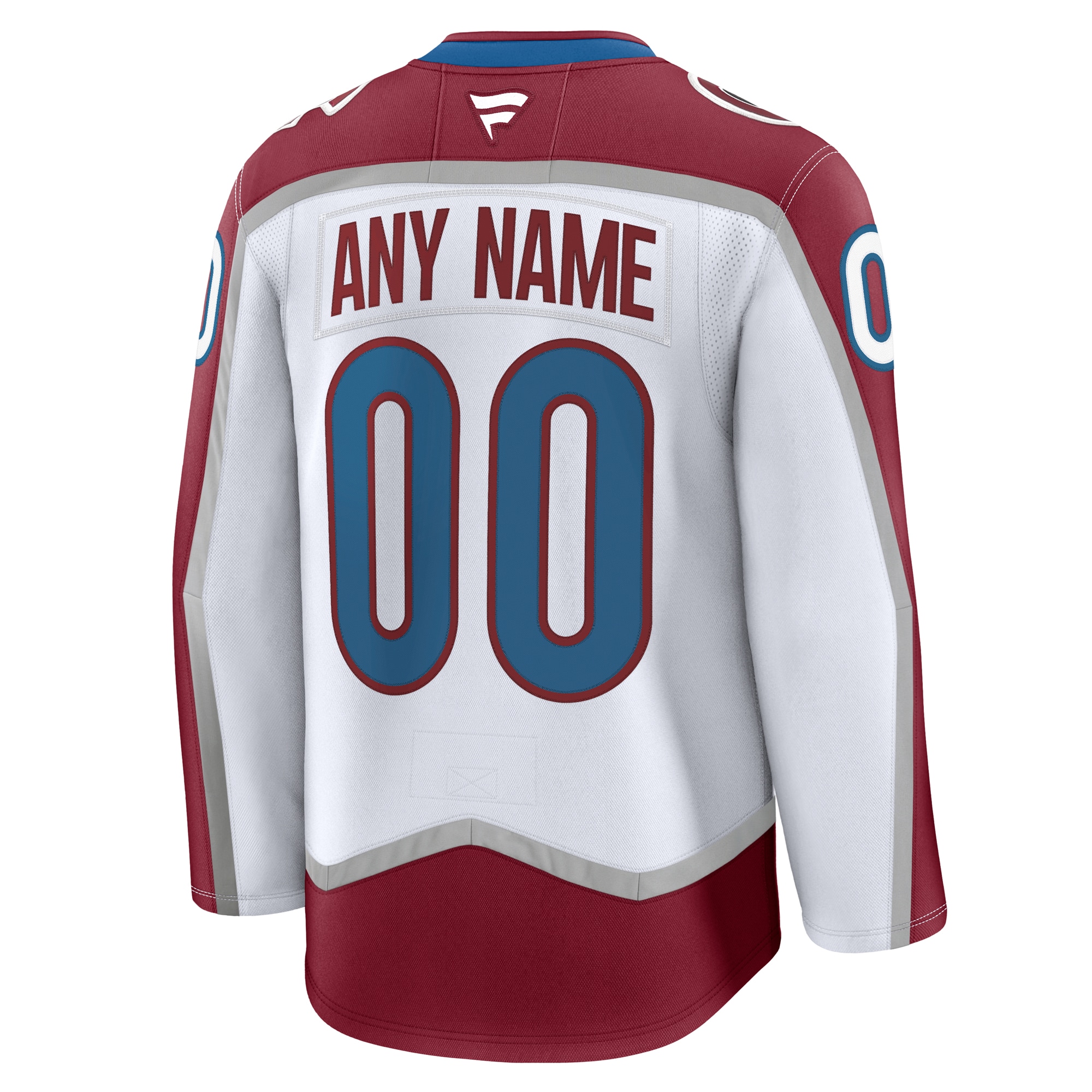 Colorado Avalanche Fanatics Away Premium Custom Jersey – White Clowdercats