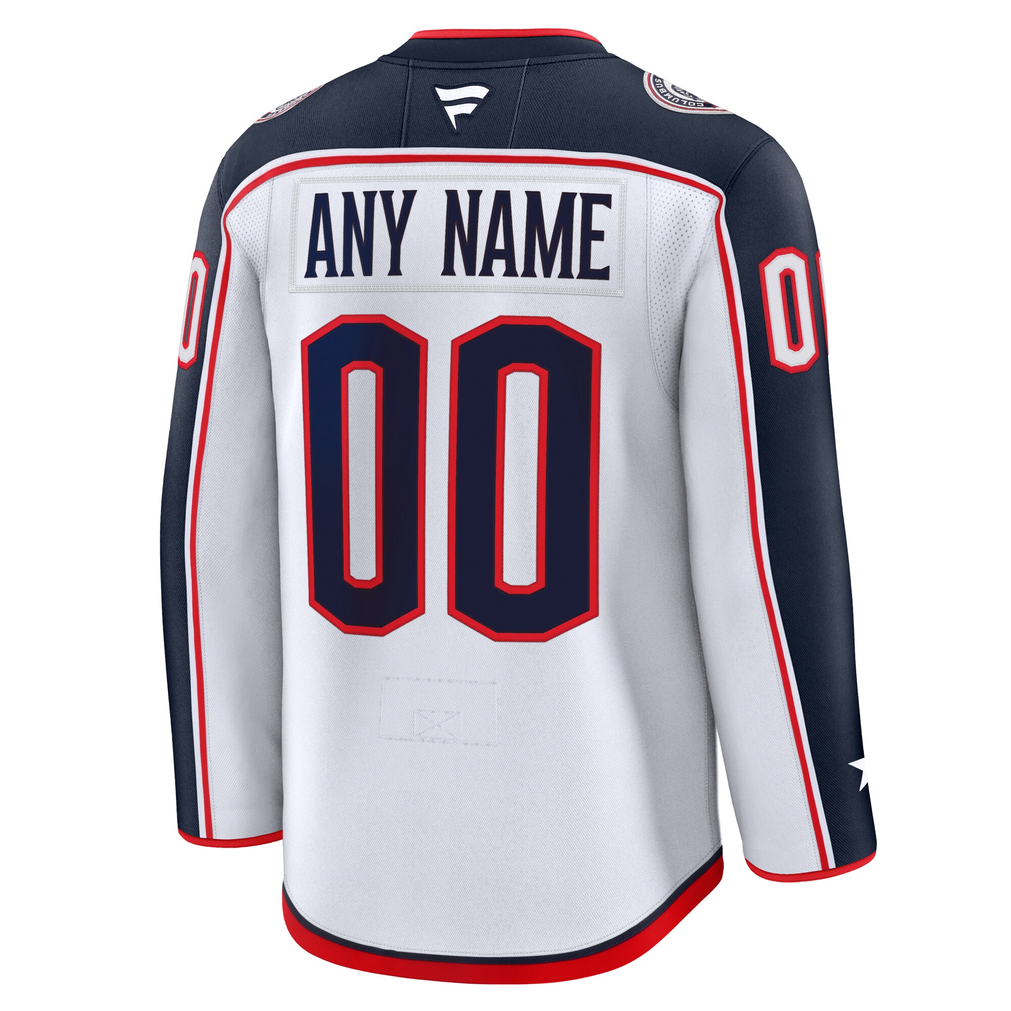Columbus Blue Jackets Fanatics Away Premium Custom Jersey – White Clowdercats