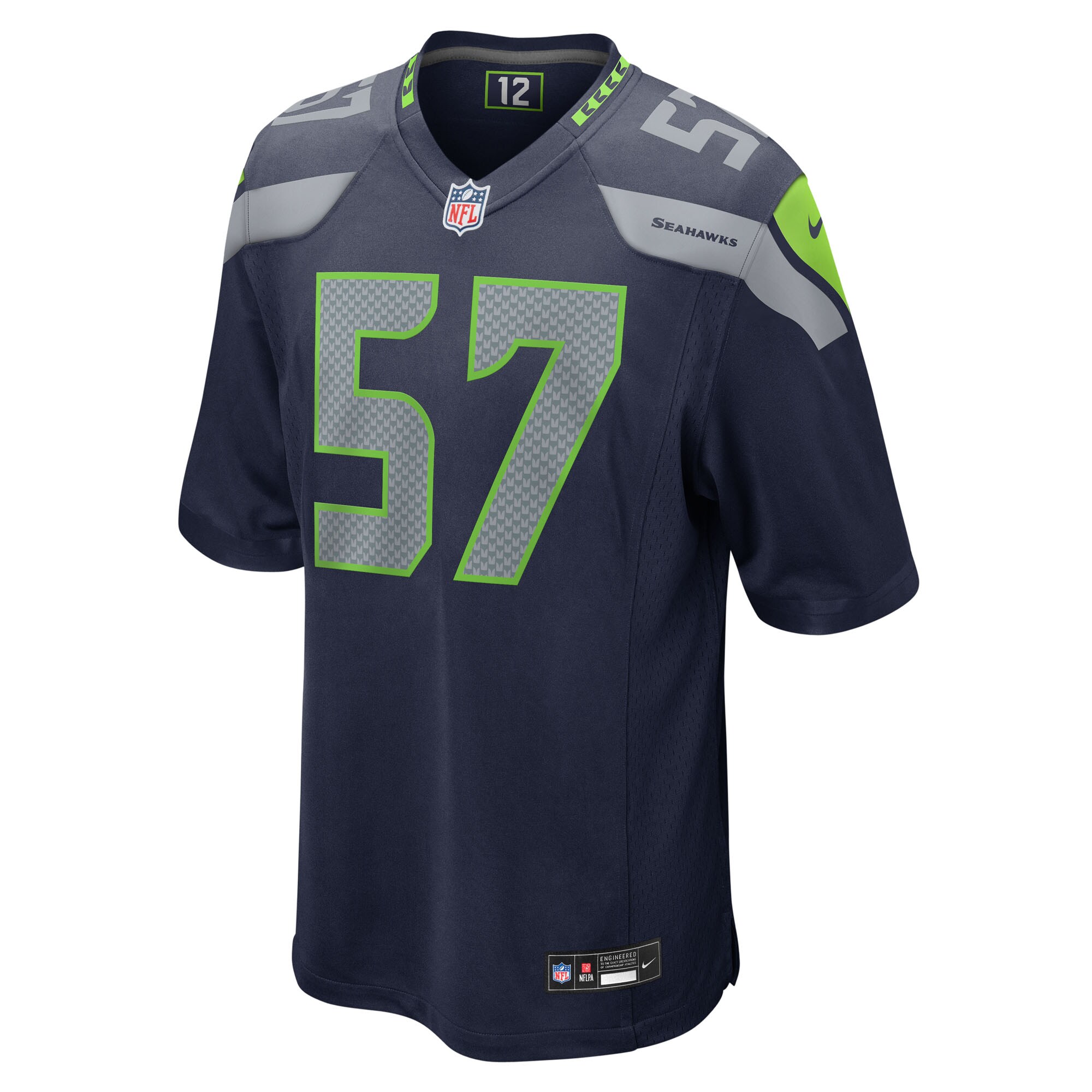 Connor O’Toole Seattle Seahawks Nike Team Game Jersey – College Navy Clowdercats