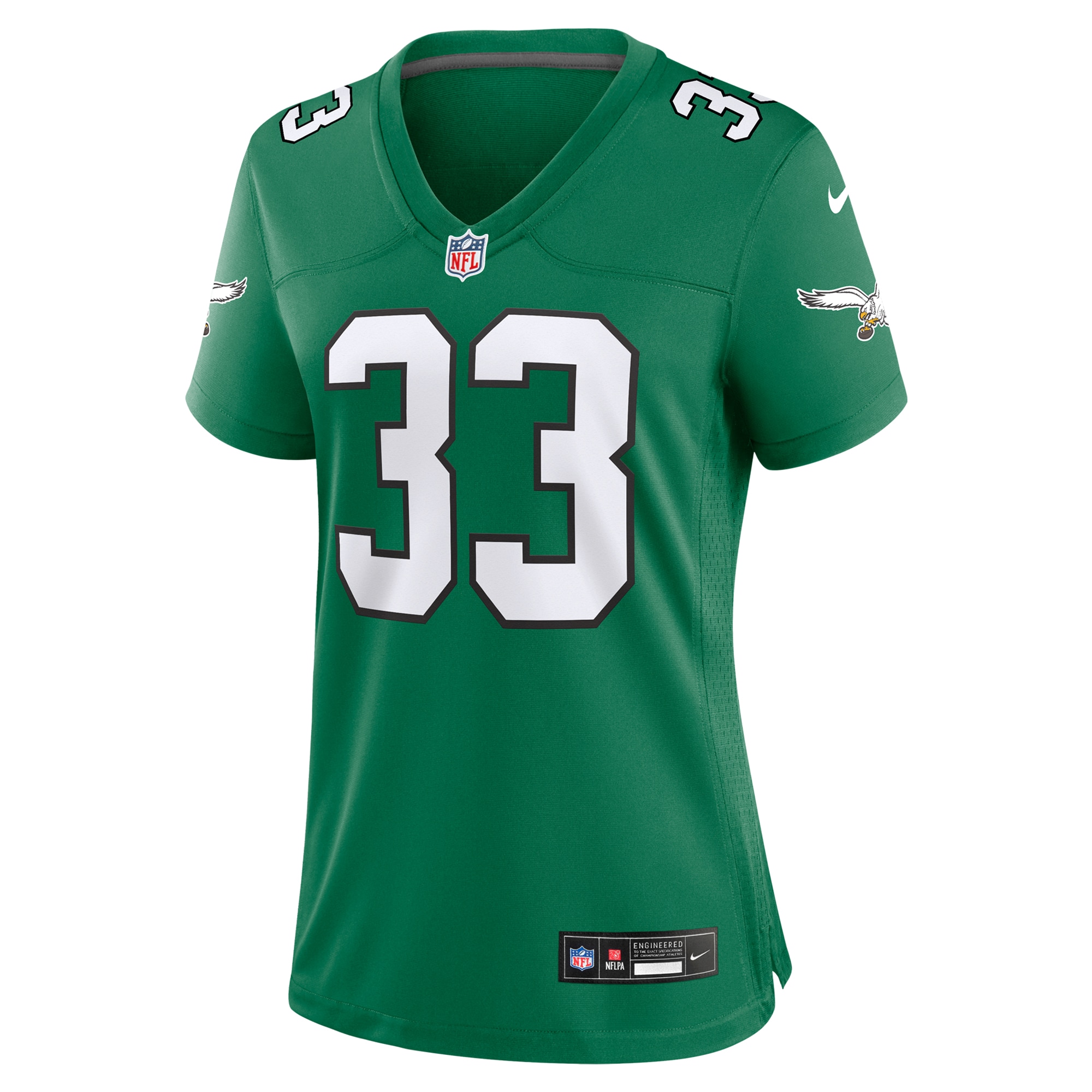 Cooper DeJean Philadelphia Eagles Nike Women’s Alternate Game Jersey – Kelly Green Clowdercats