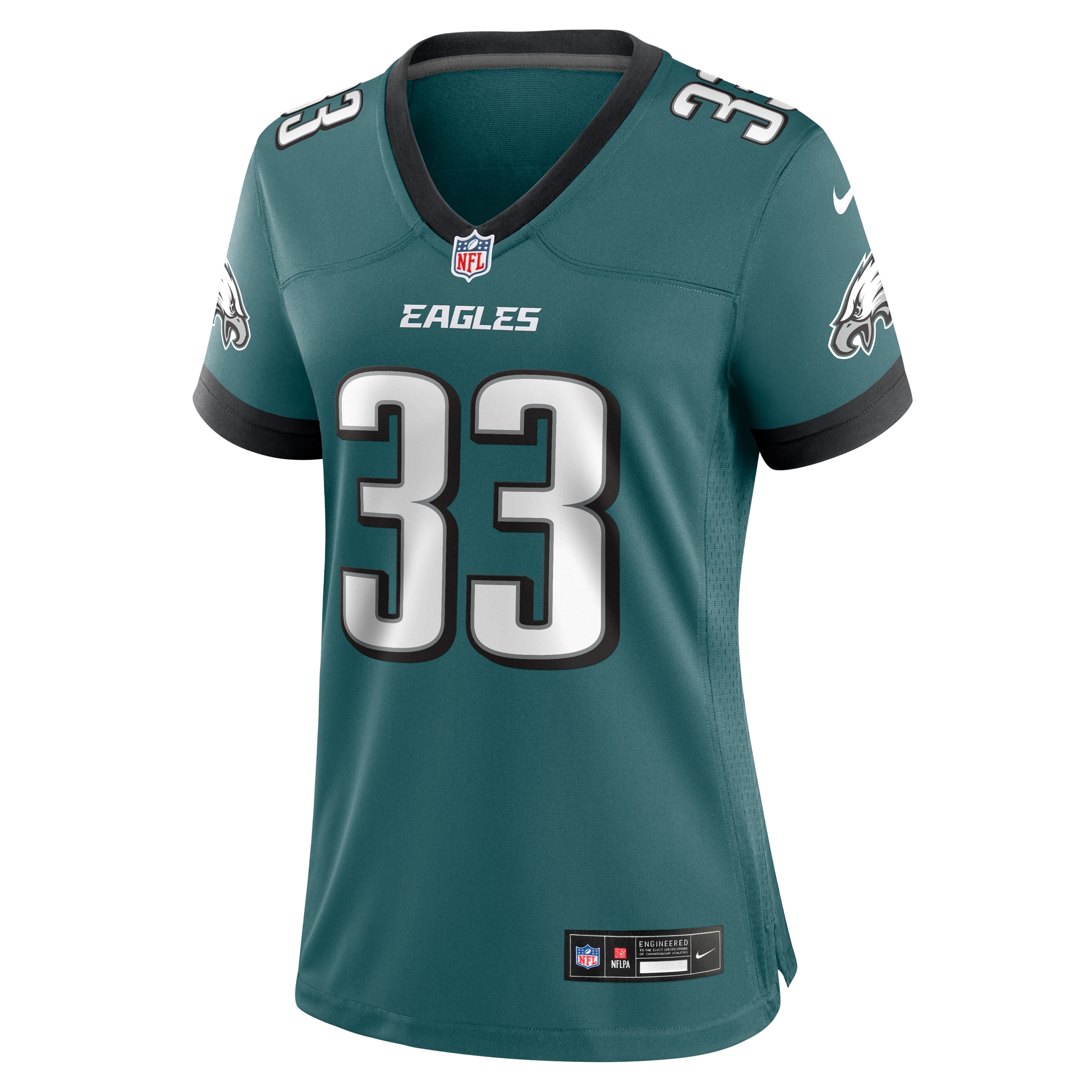 Cooper DeJean Philadelphia Eagles Nike Women’s Team Game Jersey – Midnight Green Clowdercats