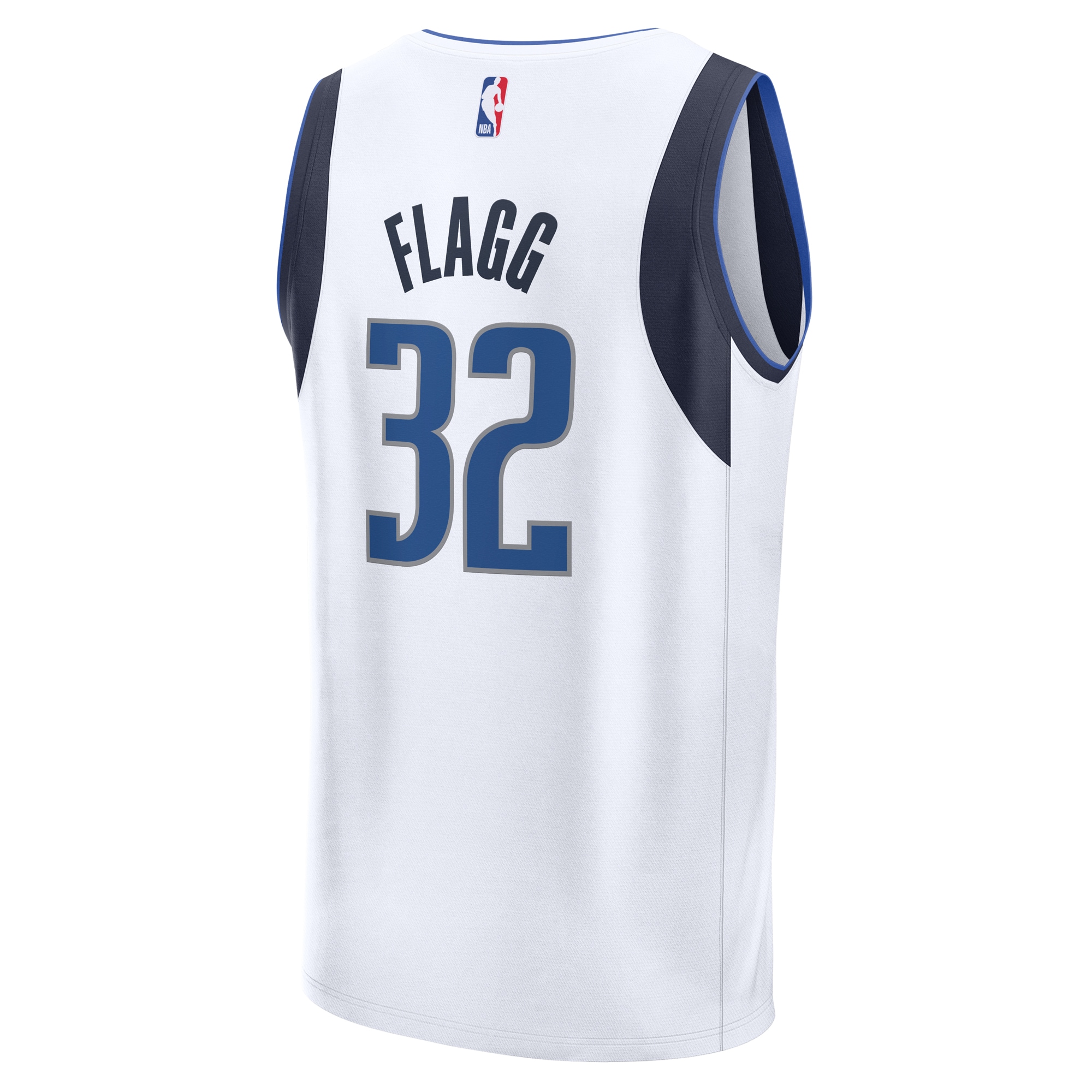 Cooper Flagg Dallas Mavericks Fanatics 2025 NBA Draft First Round Pick Fast Break Replica Jersey – Association Edition – White Clowdercats