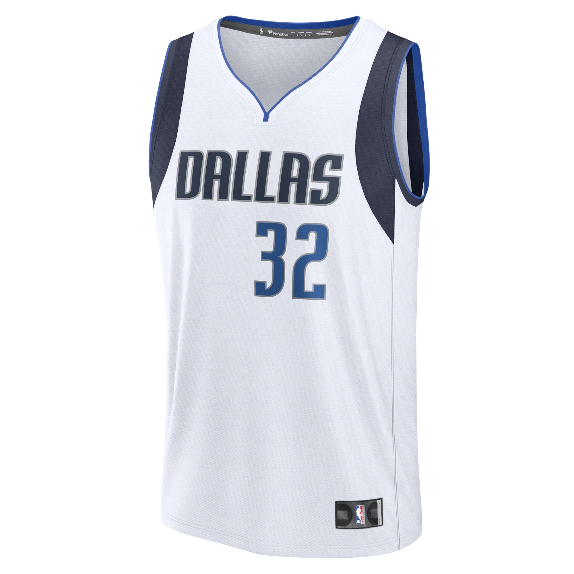 Cooper Flagg Dallas Mavericks Fanatics 2025 NBA Draft First Round Pick Fast Break Replica Jersey – Association Edition – White Clowdercats