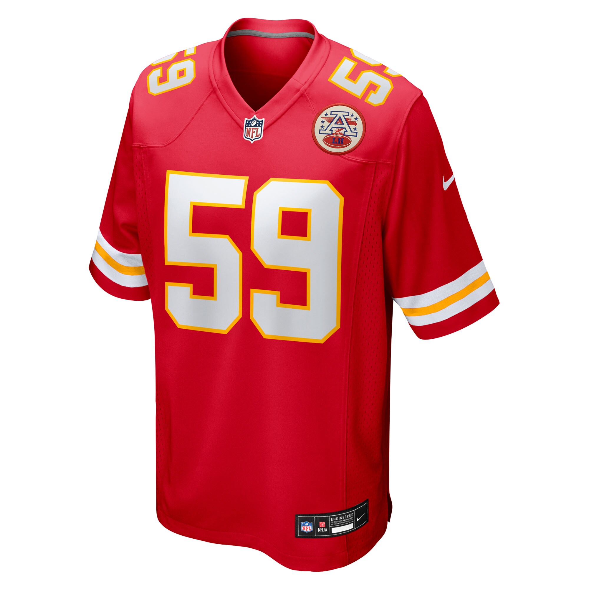 Cooper McDonald Kansas City Chiefs Nike Team Game Jersey – Red Clowdercats