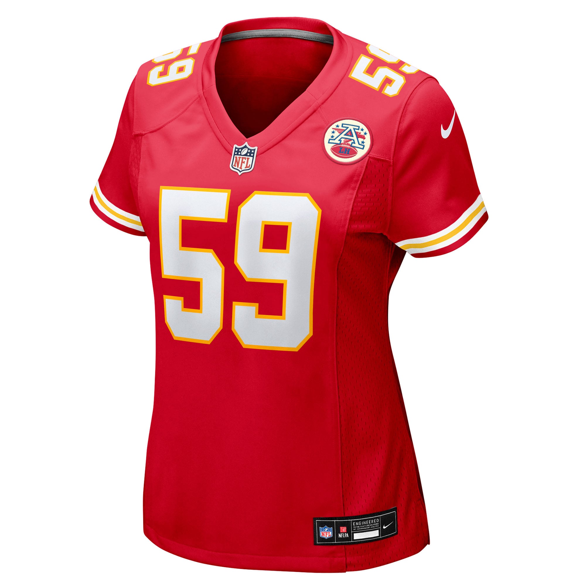 Cooper McDonald Kansas City Chiefs Nike Women’s Team Game Jersey – Red Clowdercats