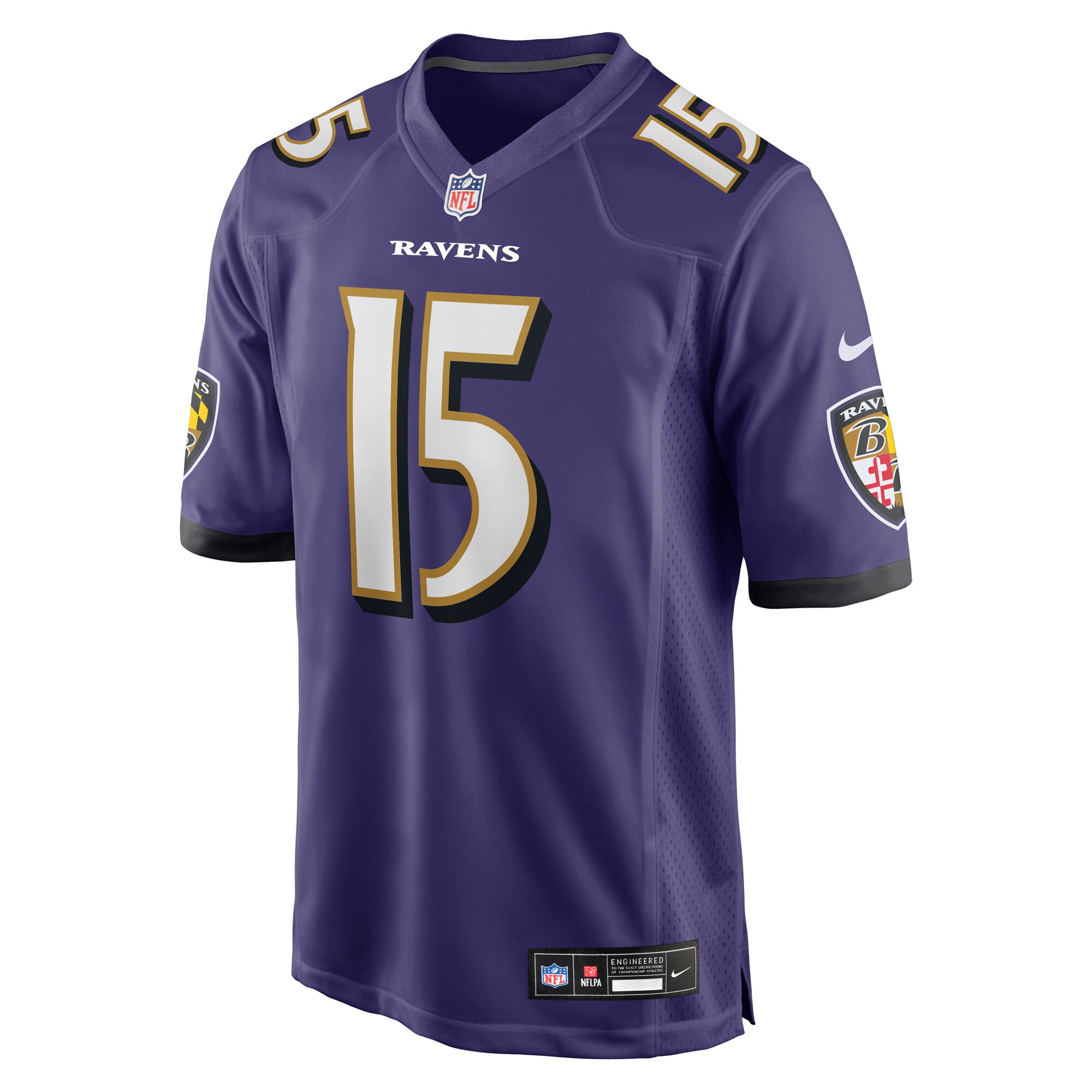 Cooper Rush Baltimore Ravens Nike Team Game Jersey – Purple Clowdercats