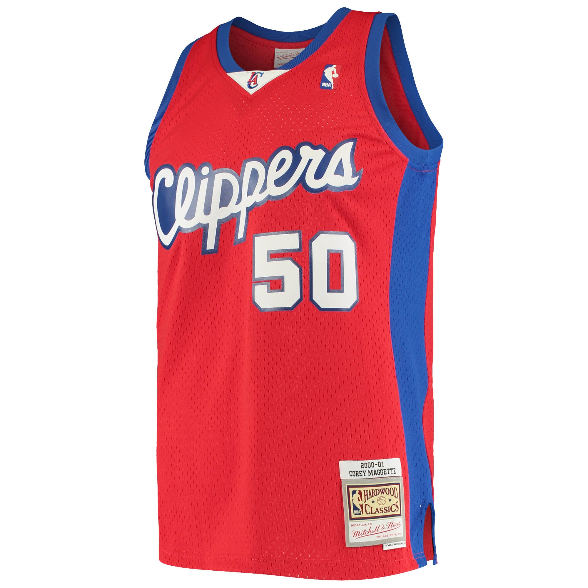 Corey Maggette LA Clippers Mitchell & Ness 2000/01 Hardwood Classics Swingman Jersey – Red Clowdercats
