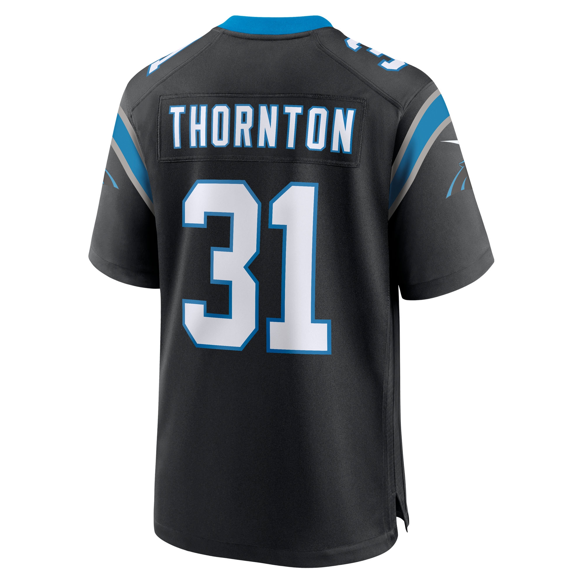 Corey Thornton Carolina Panthers Nike Team Game Jersey – Black Clowdercats