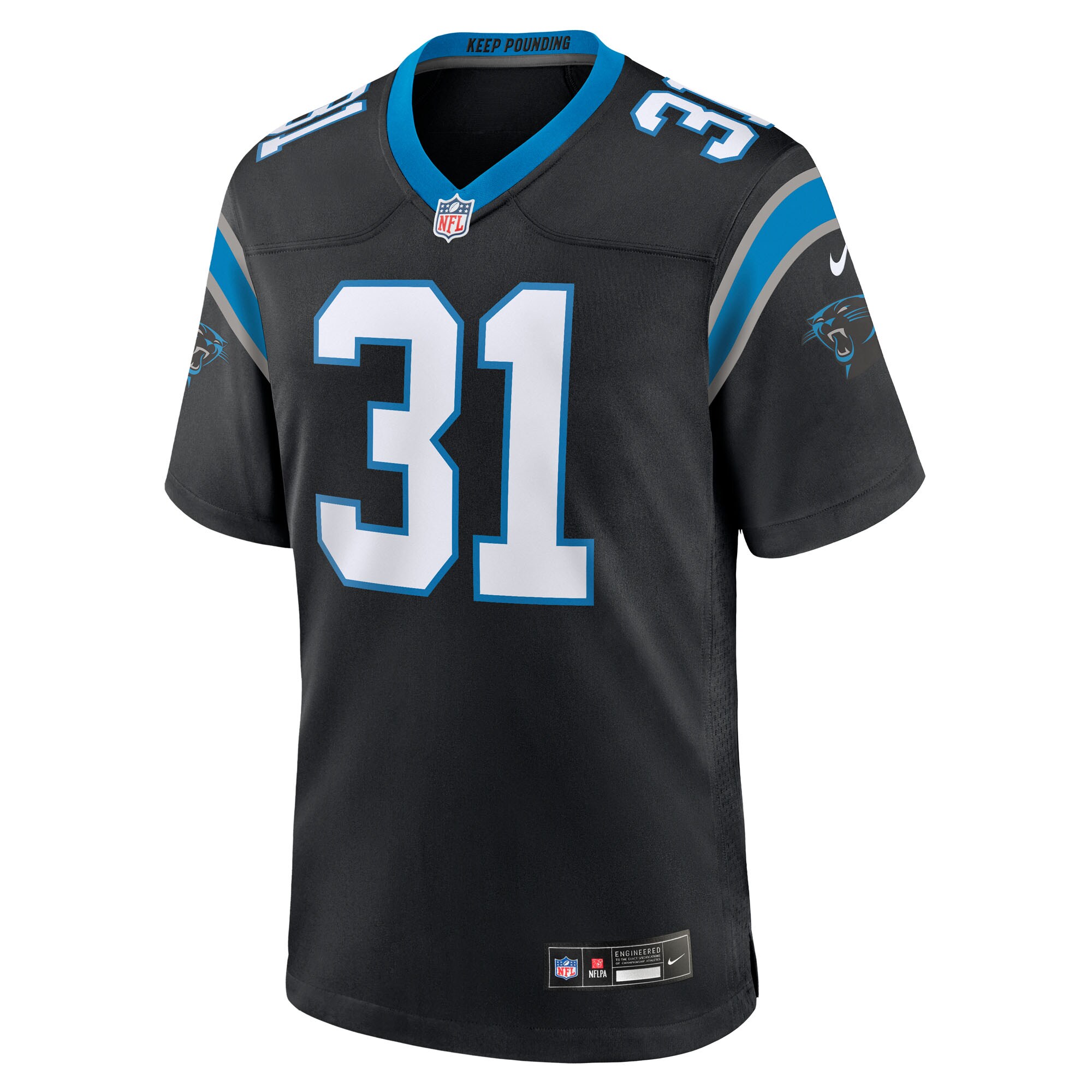 Corey Thornton Carolina Panthers Nike Team Game Jersey – Black Clowdercats