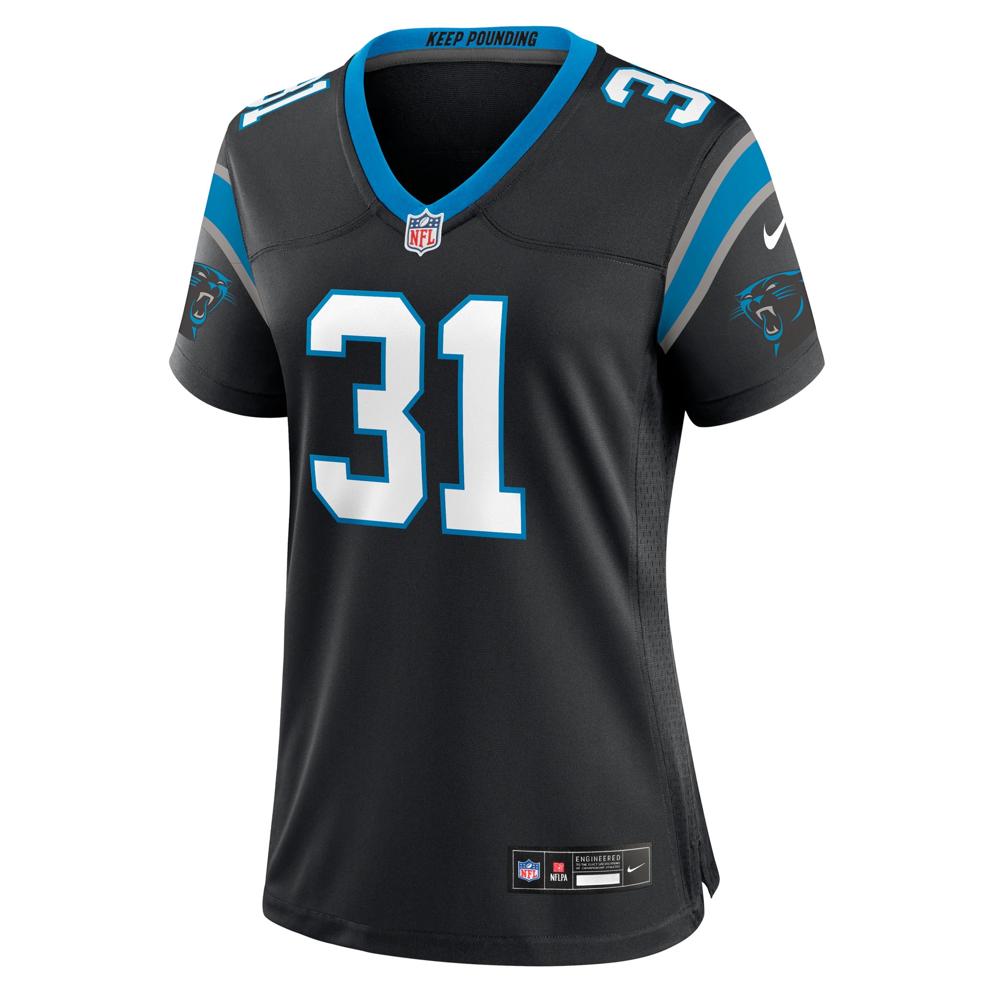 Corey Thornton Carolina Panthers Nike Women’s Team Game Jersey – Black Clowdercats