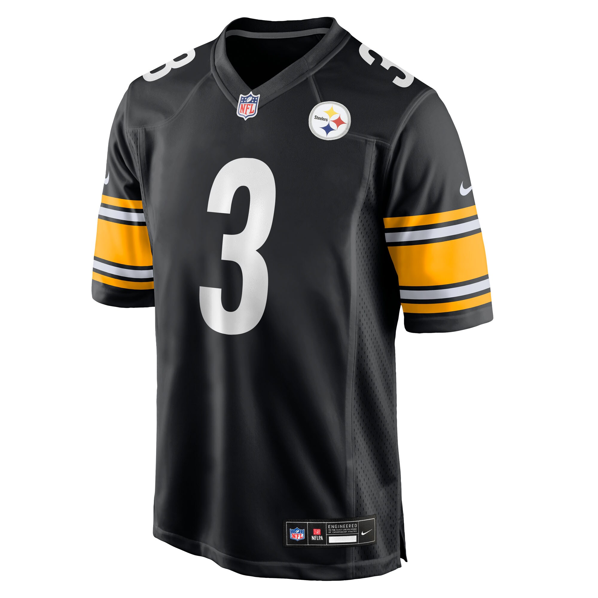 Corliss Waitman Pittsburgh Steelers Nike Team Game Jersey – Black Clowdercats