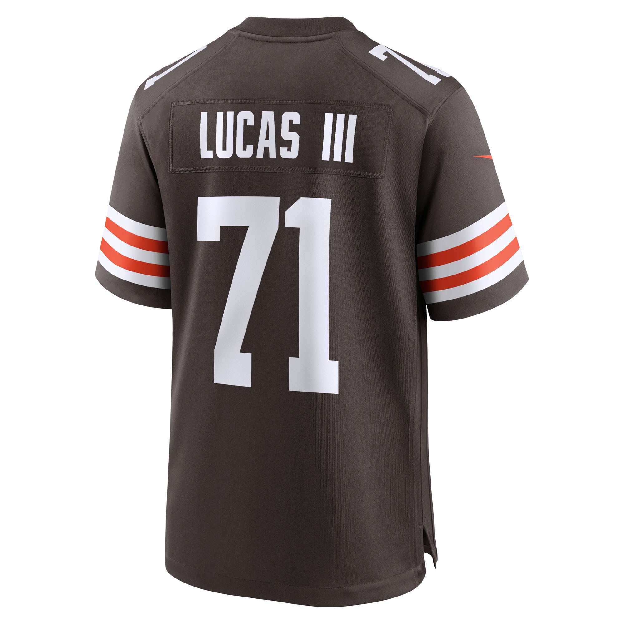 Cornelius Lucas Cleveland Browns Nike Team Game Jersey – Brown Clowdercats
