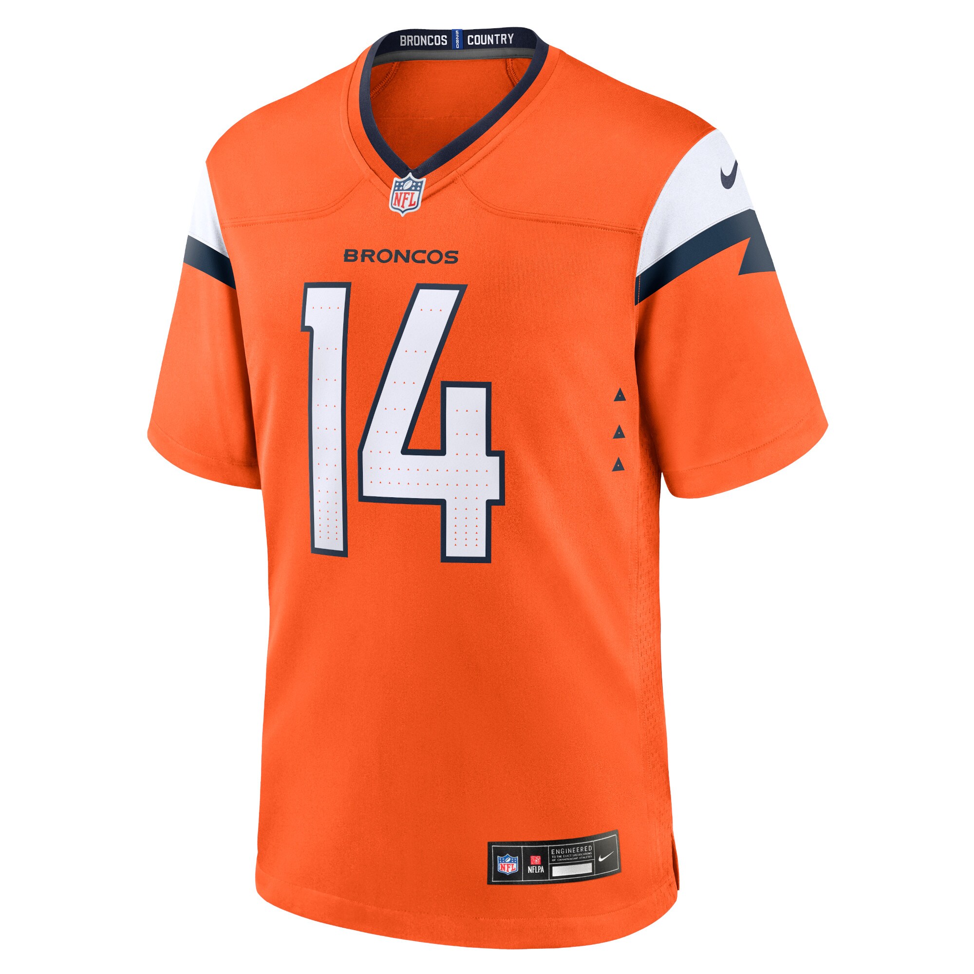 Courtland Sutton Denver Broncos Nike Mile High Collection Game Jersey – Orange Clowdercats