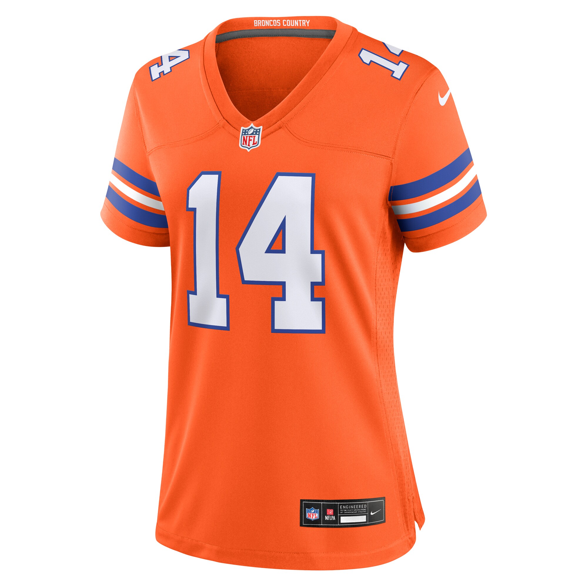 Courtland Sutton Denver Broncos Nike Women’s Mile High Collection 1977 Throwback Player Game Jersey – Orange Clowdercats