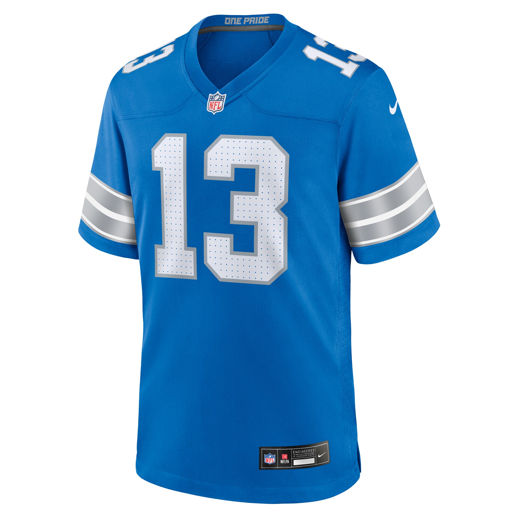Craig Reynolds Detroit Lions Nike Team Game Jersey – Blue Clowdercats